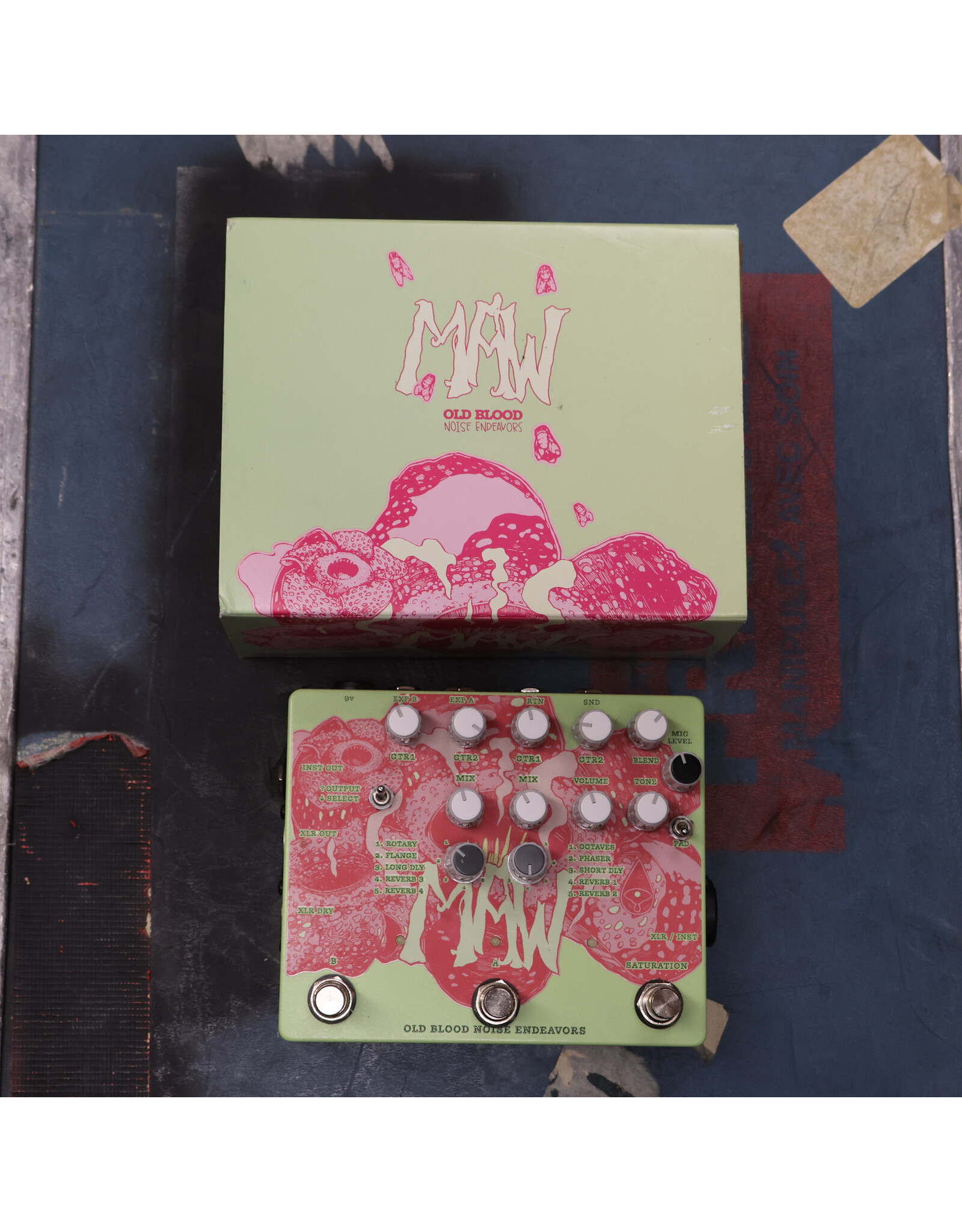 Old Blood Noise Endeavors OBNE MAW XLR Pedal w/ Box, Used