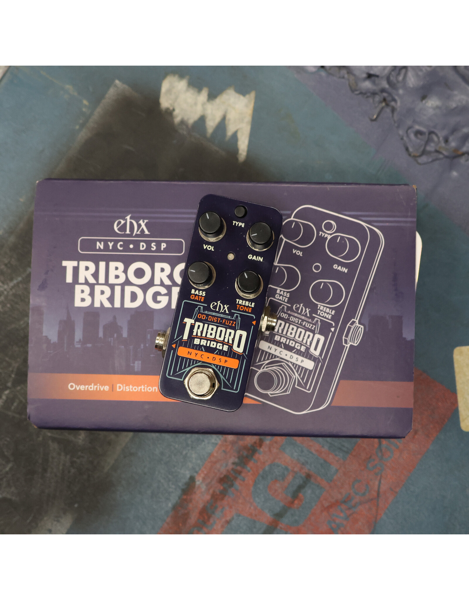 Electro-Harmonix EHX Pico Triboro Bridge w/ Box and Power Supply, Used