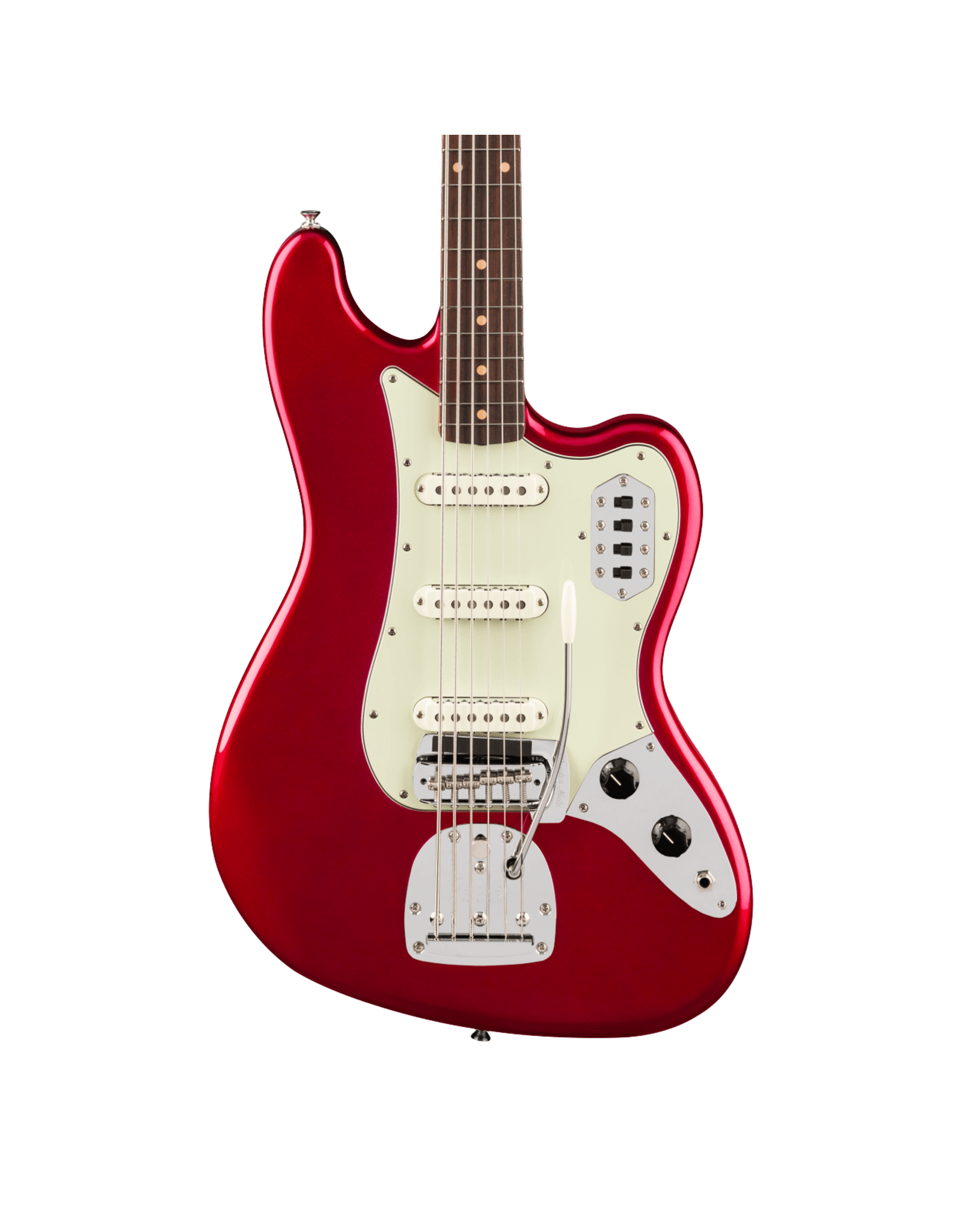 Fender Fender Vintera III Early '60s Bass VI, Rosewood Fingerboard, Candy Apple Red w/ Deluxe Gig Bag