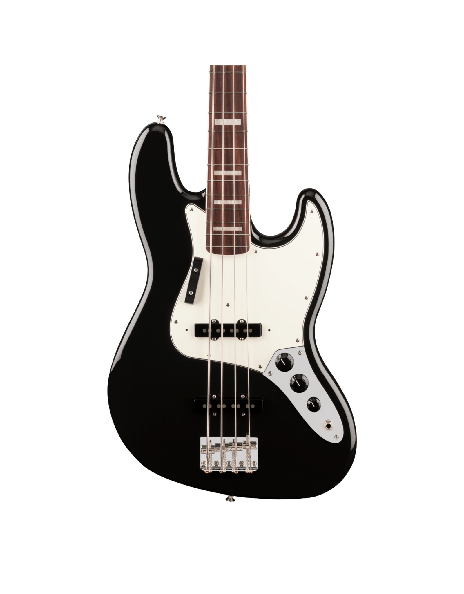 Fender Fender Vintera III Early '70s Jazz Bass, Black w/ Deluxe Gig Bag