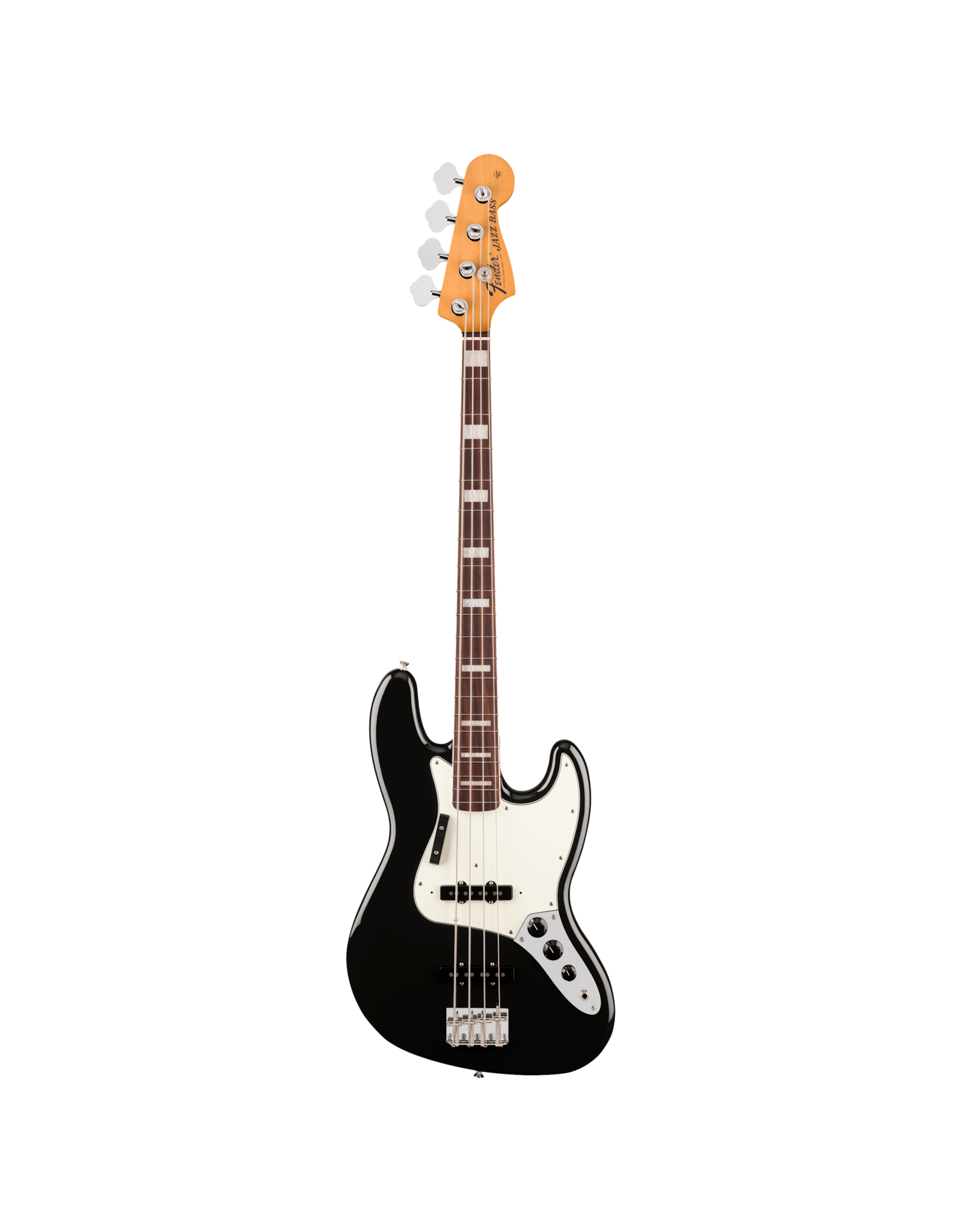 Fender Fender Vintera III Early '70s Jazz Bass, Black w/ Deluxe Gig Bag