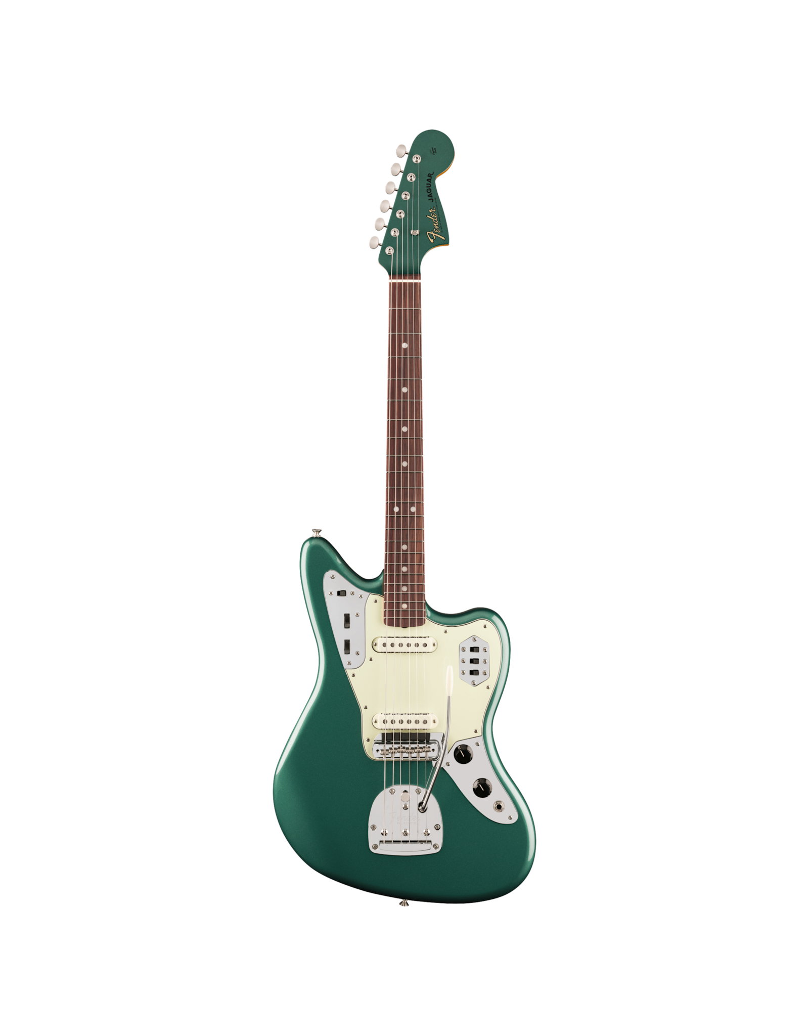 Fender Fender Vintera III Mid '60s Jaguar, Sherwood Green Metallic w/ Deluxe Gig Bag