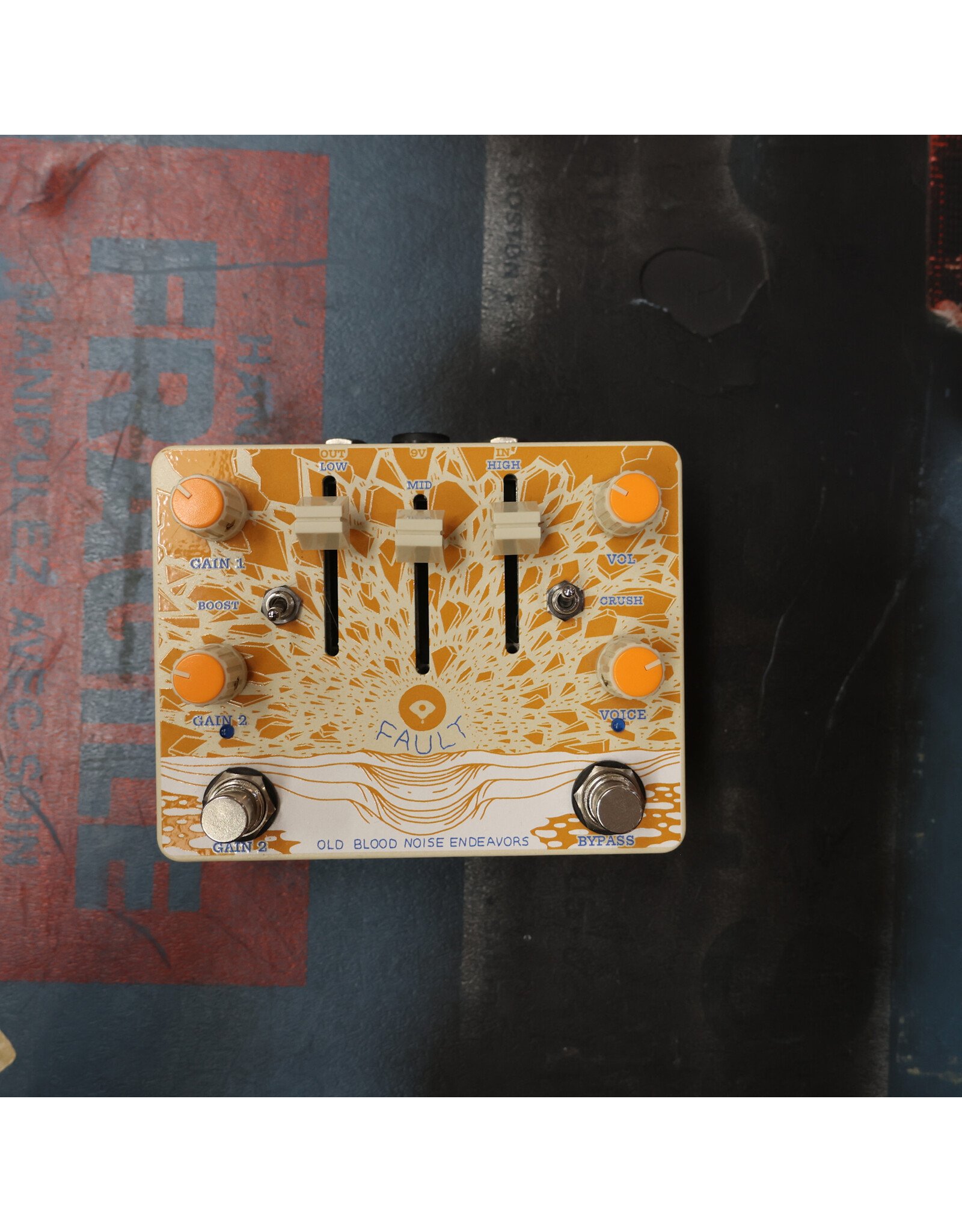 Old Blood Noise Endeavors OBNE Fault V2 Overdrive Distortion w/ Box, Used