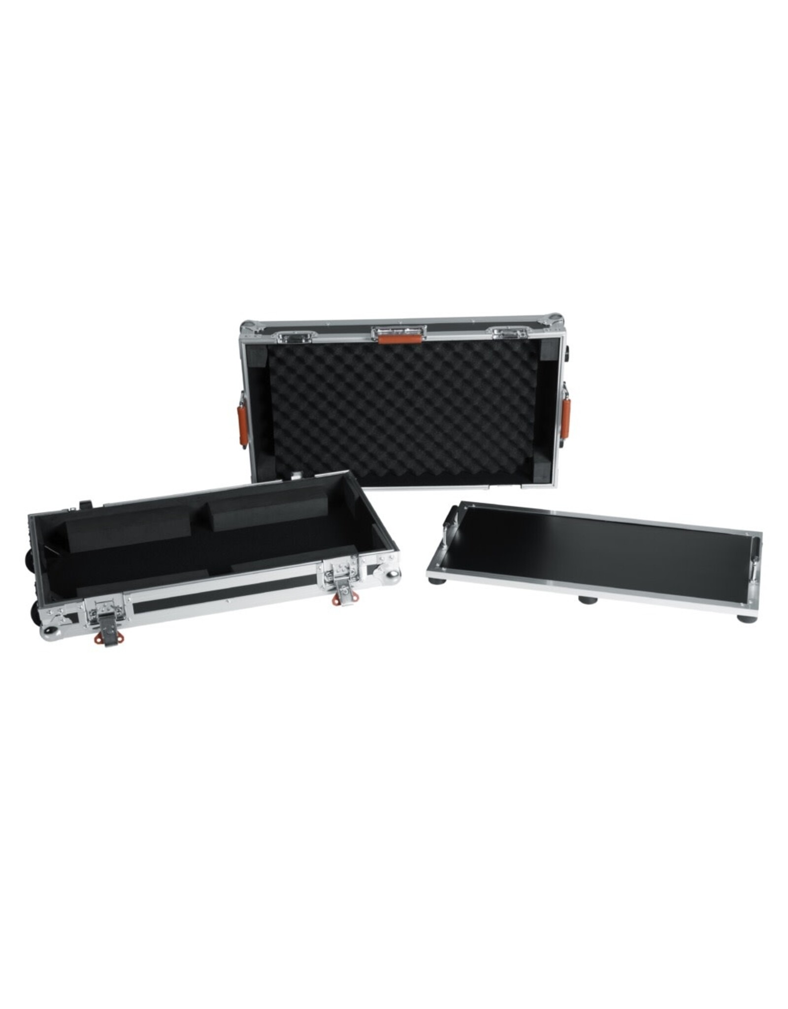 Gator Gator Cases G-TOUR Series Guitar Pedal board with ATA Road Case, Wheels and Pull Handle, Large: 24″ x 11″