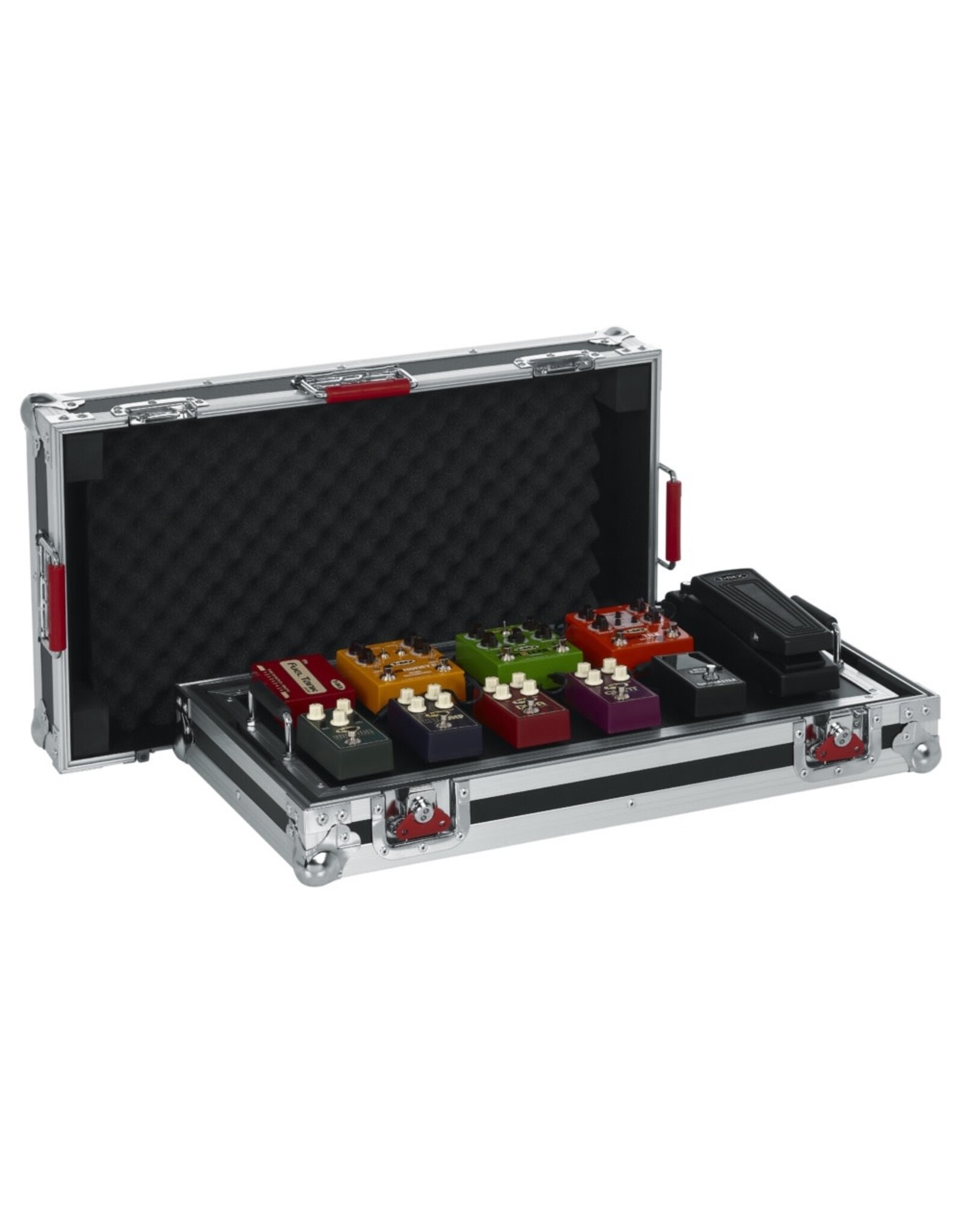 Gator Gator Cases G-TOUR Series Guitar Pedal board with ATA Road Case, Wheels and Pull Handle, Large: 24″ x 11″