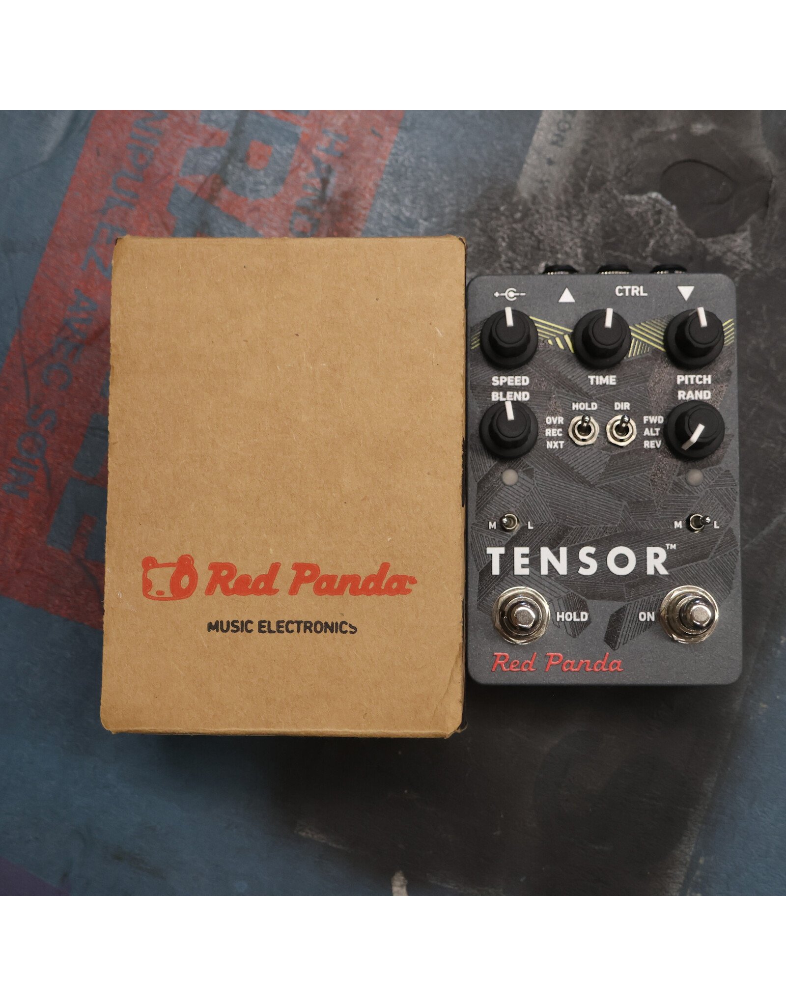 Red Panda Tensor Pitch and Time Shifting Pedal w/ Box, Used