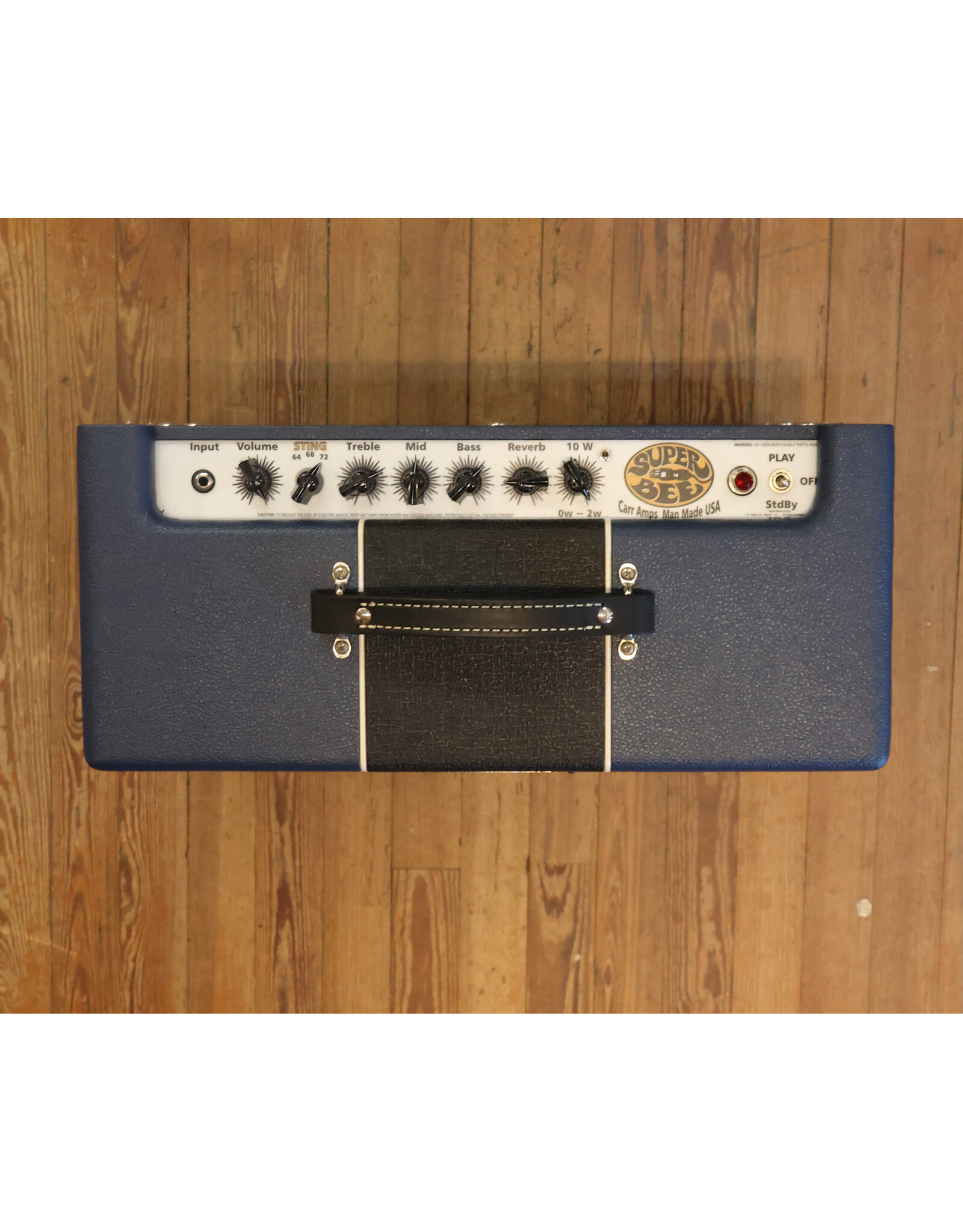 Carr Amps Carr Amps Super Bee 10w 1x12 Combo, Blue/Black Tolex