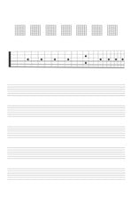 Hal Leonard Guitar Tab Manuscript Paper