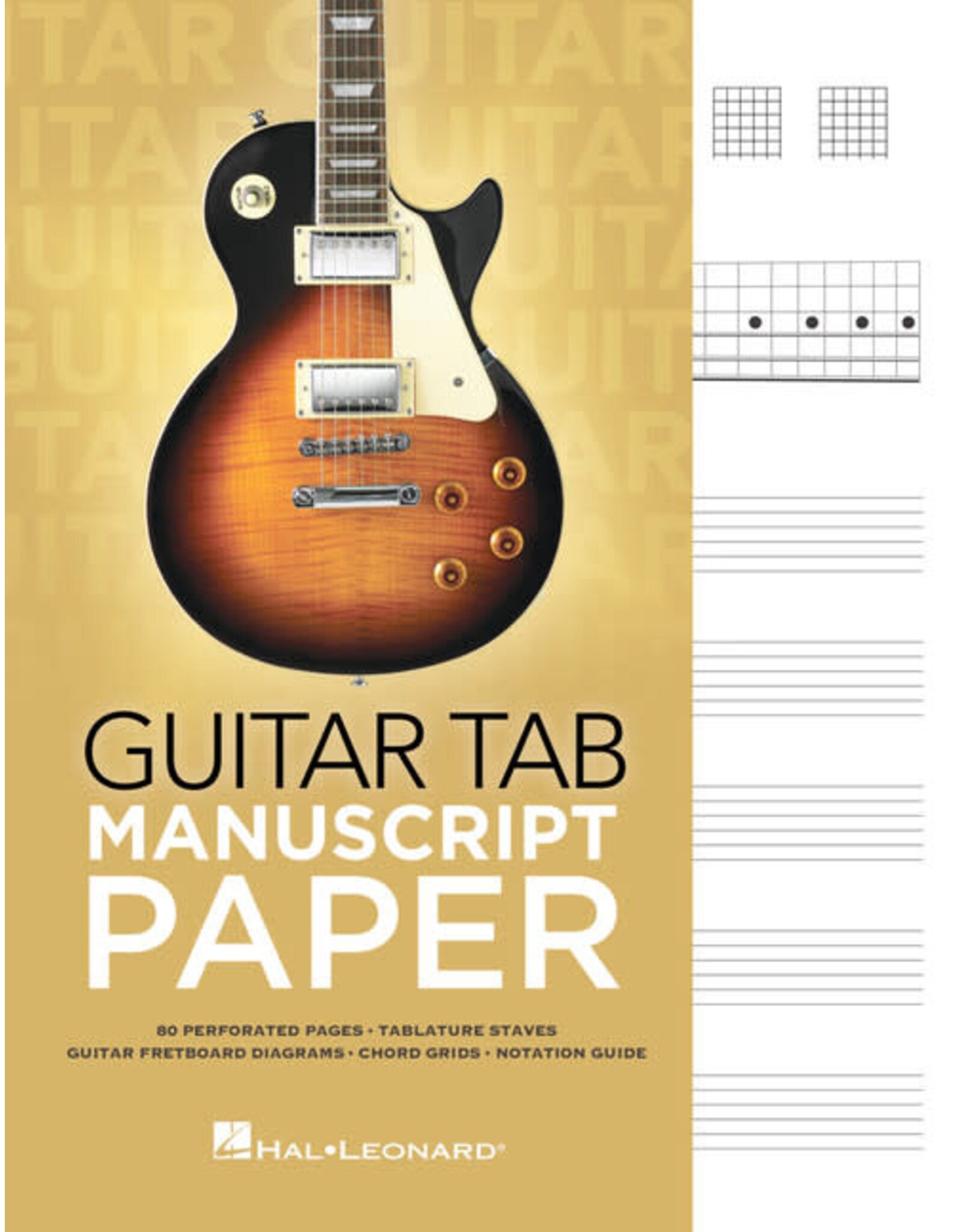 Hal Leonard Guitar Tab Manuscript Paper