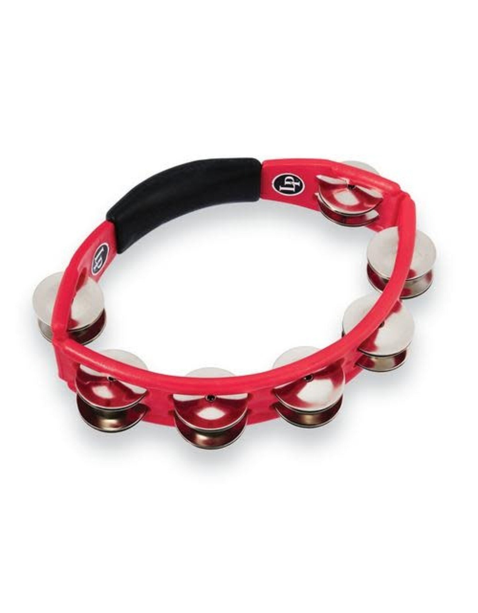 LP LP151 Cyclops Handheld Tambourine - Red with Steel Jingles