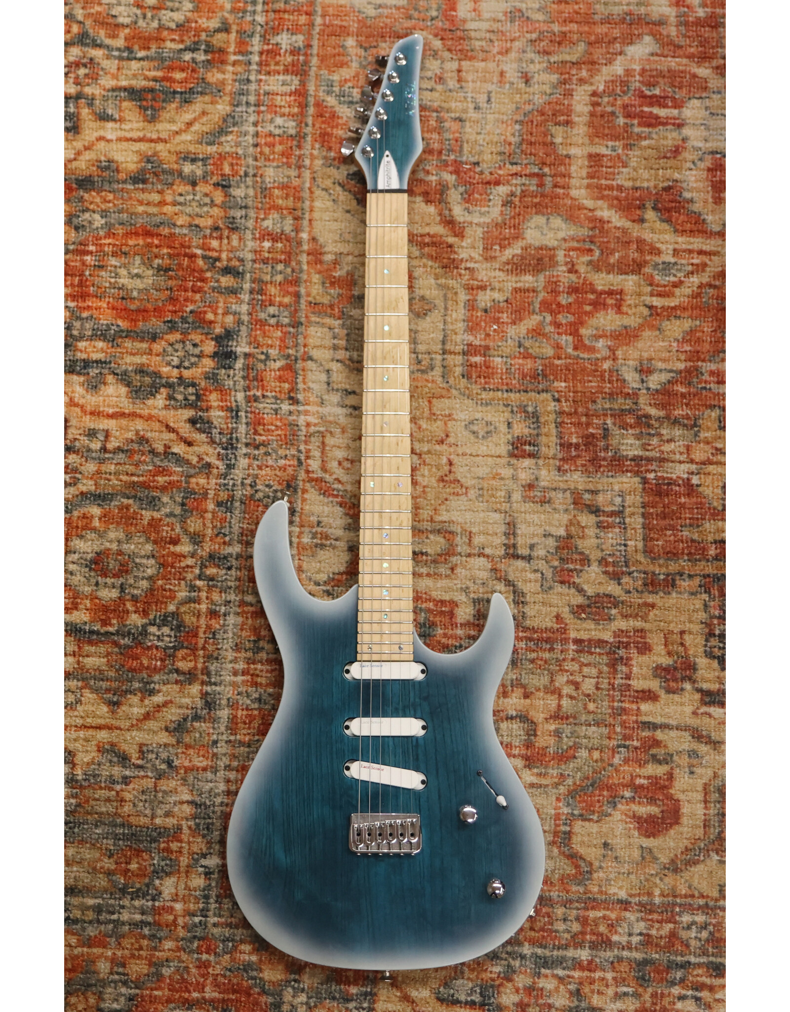 Kiesel Kiesel Aries 6, Blue Burst, Lace Sensor Pickups w/ Gig Bag, Used