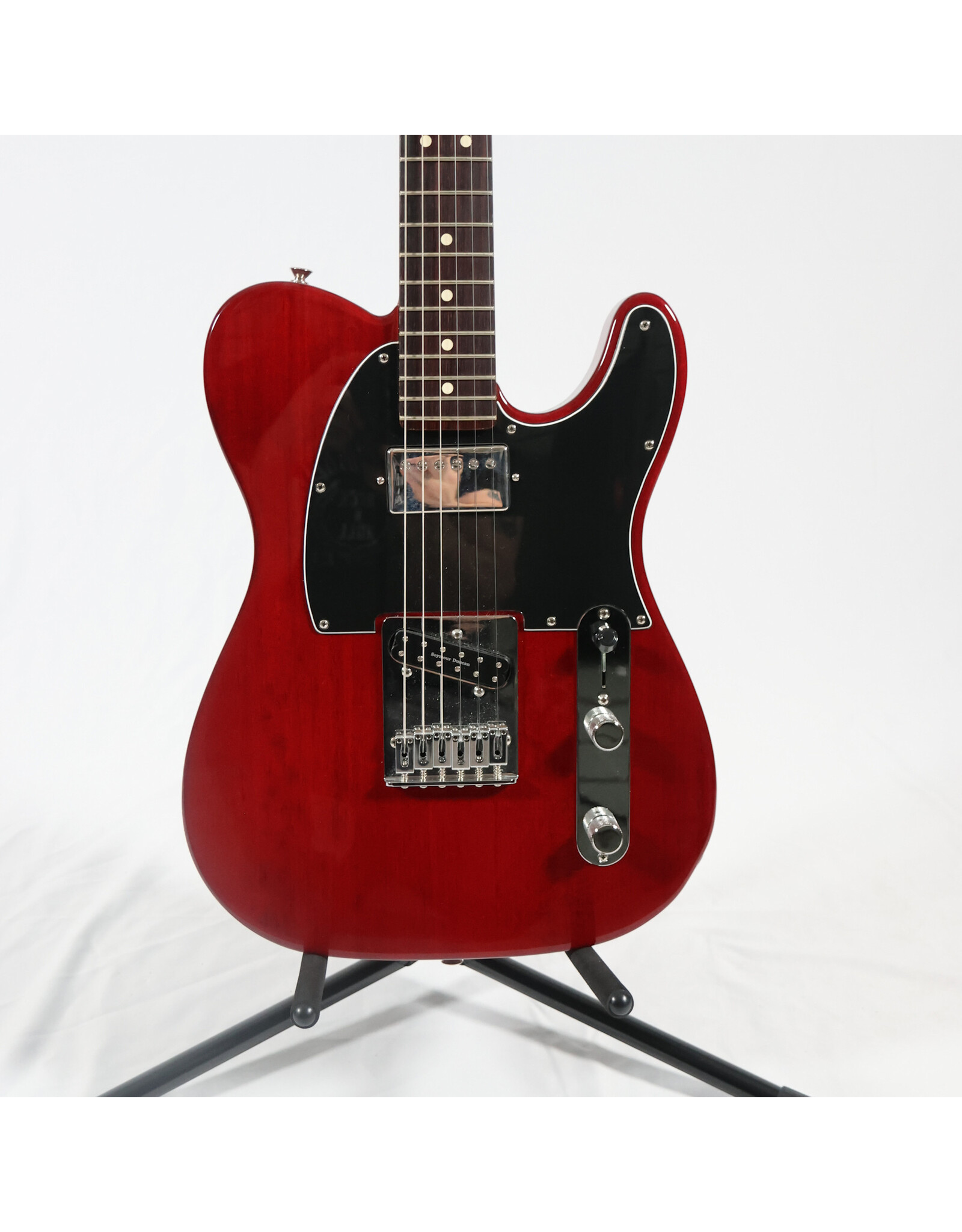 Fender Fender Partscaster with Player II Body, Seymour Duncan '59 Humbuckers, Transparent Cherry, Used