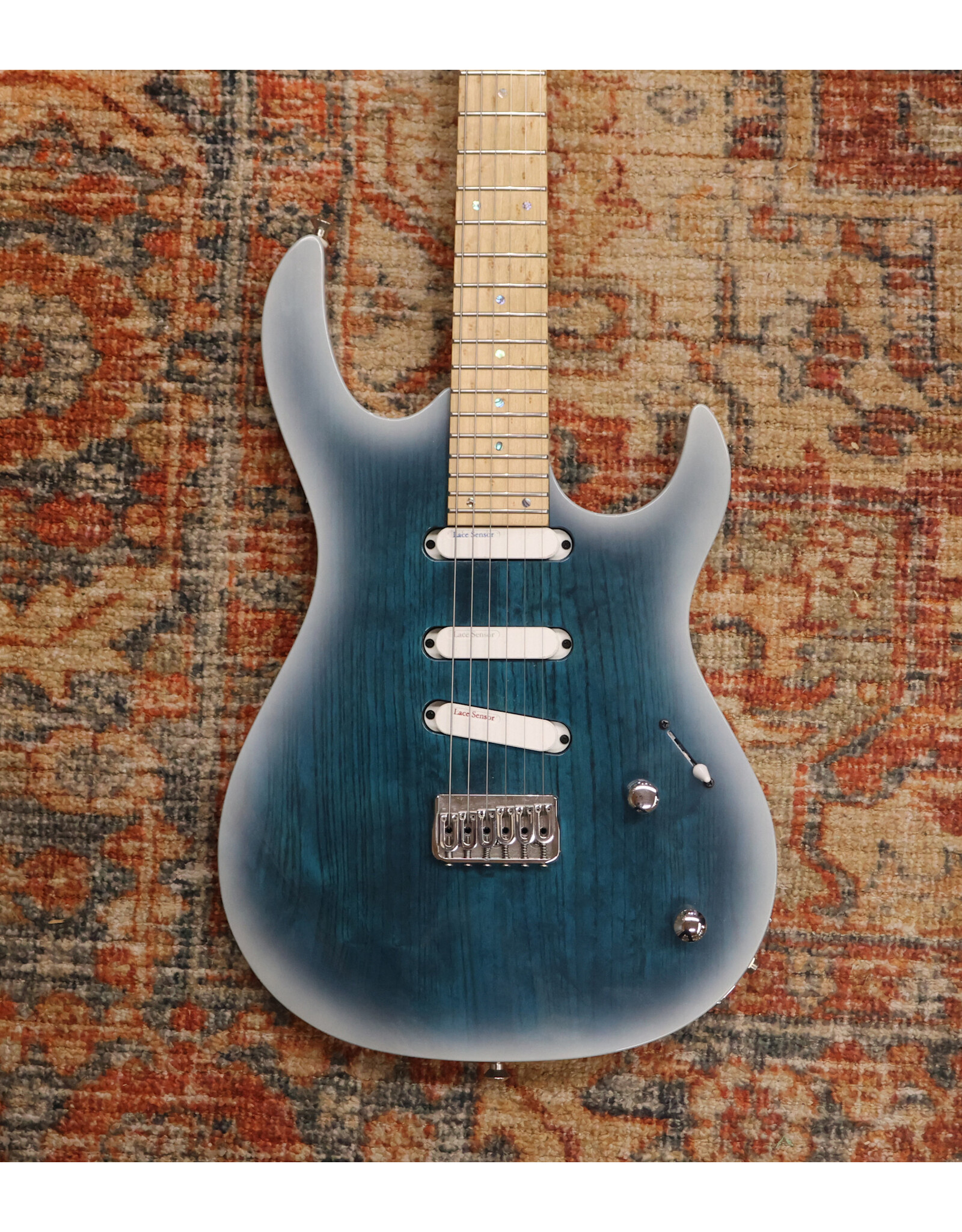 Kiesel Kiesel Aries 6, Blue Burst, Lace Sensor Pickups w/ Gig Bag, Used