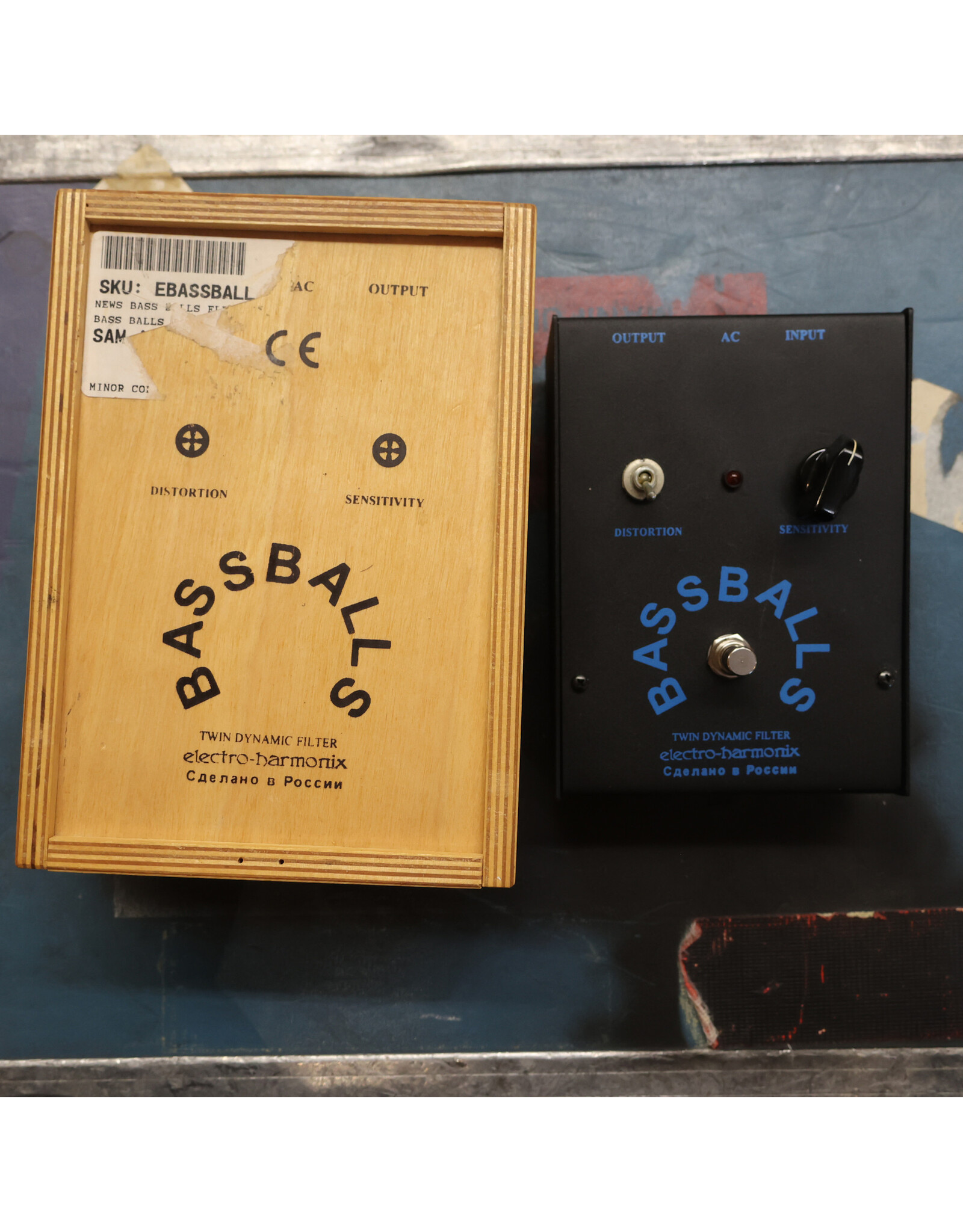 Electro-Harmonix EHX Bassballs Twin Dynamic Filter, 1990s w/ Original Box
