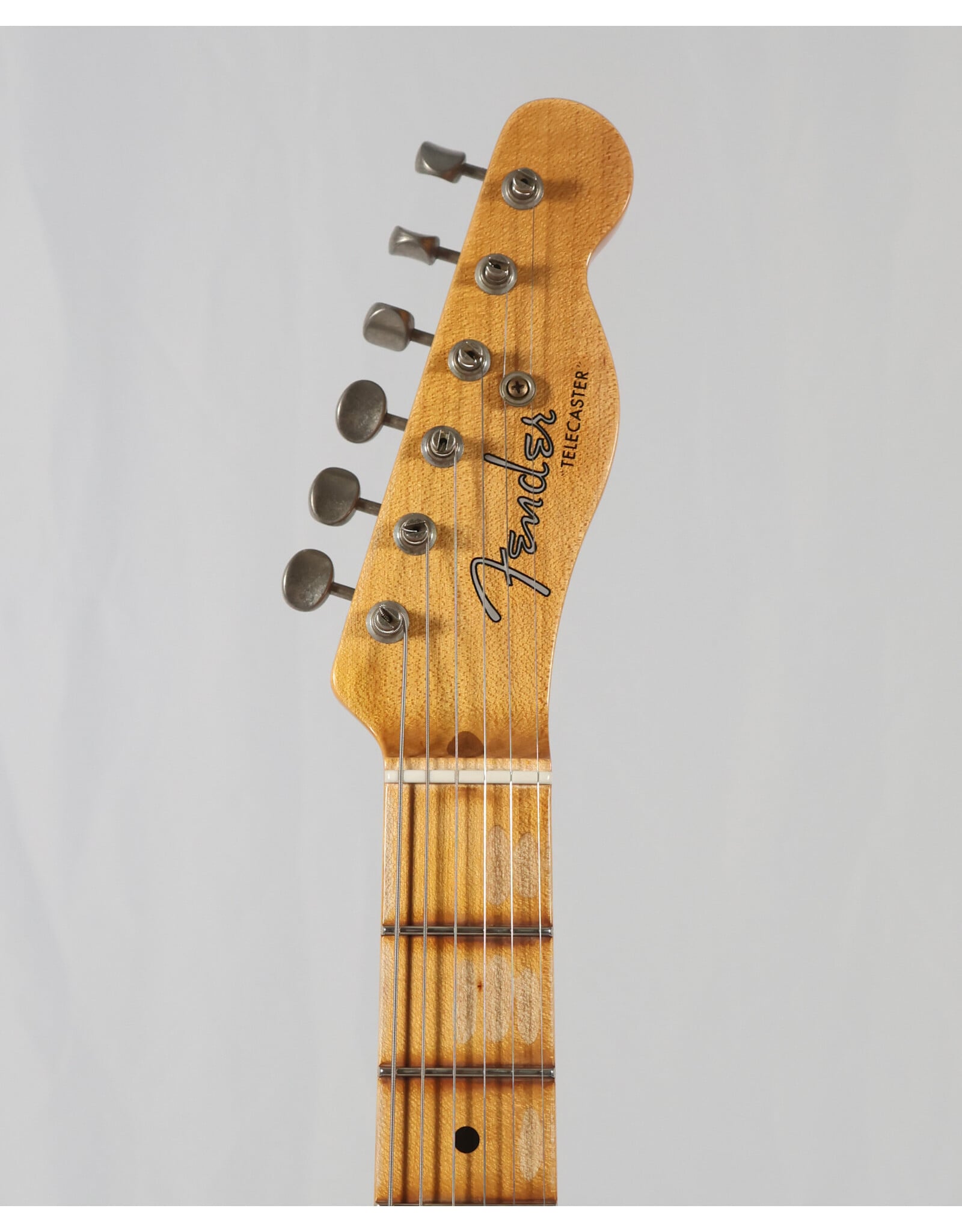 Fender Custom Shop Fender Custom Shop 1950s Tele Thinline, Journeyman Relic, 1-Piece Quartersawn Maple Neck, Black