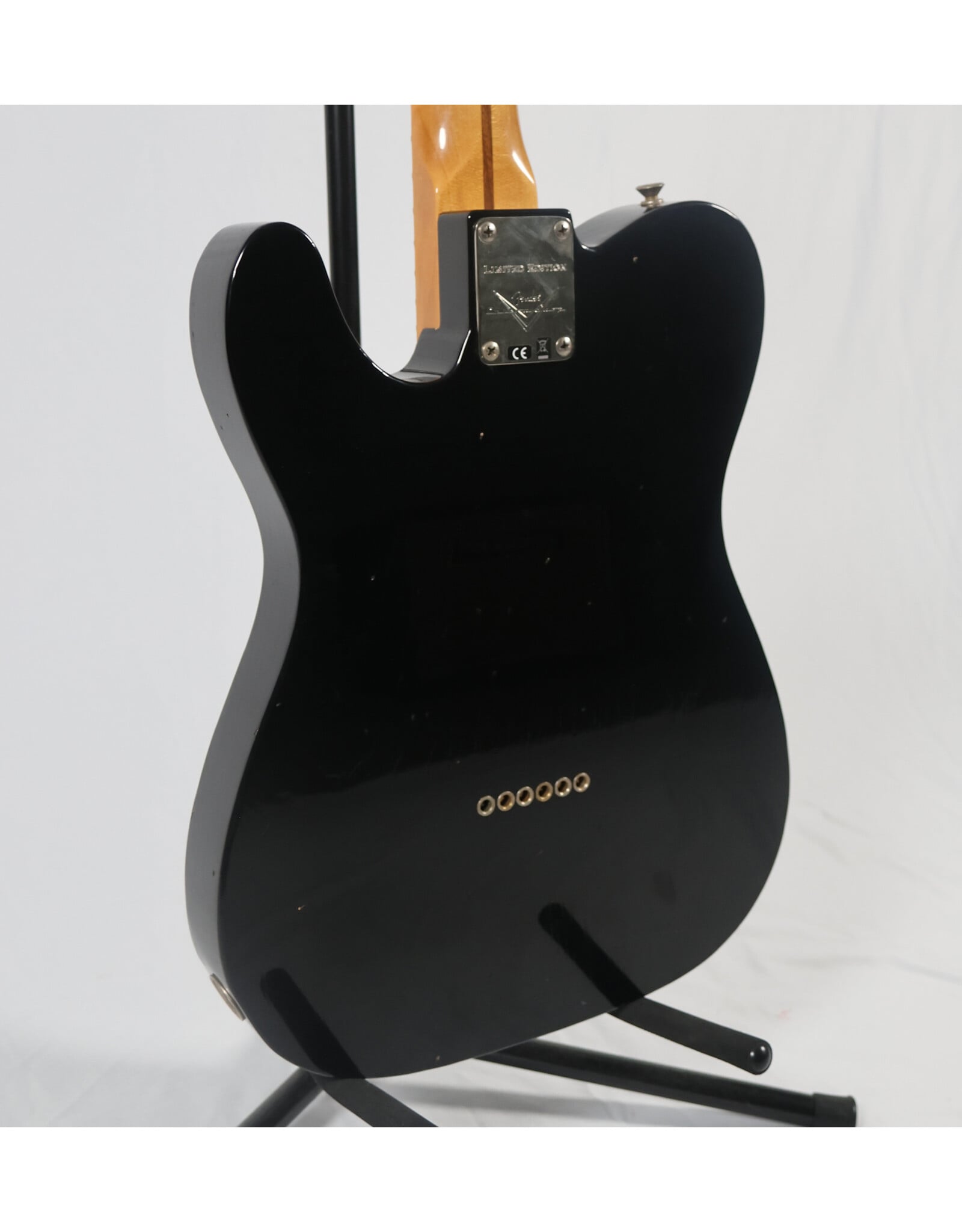 Fender Custom Shop Fender Custom Shop 1950s Tele Thinline, Journeyman Relic, 1-Piece Quartersawn Maple Neck, Black
