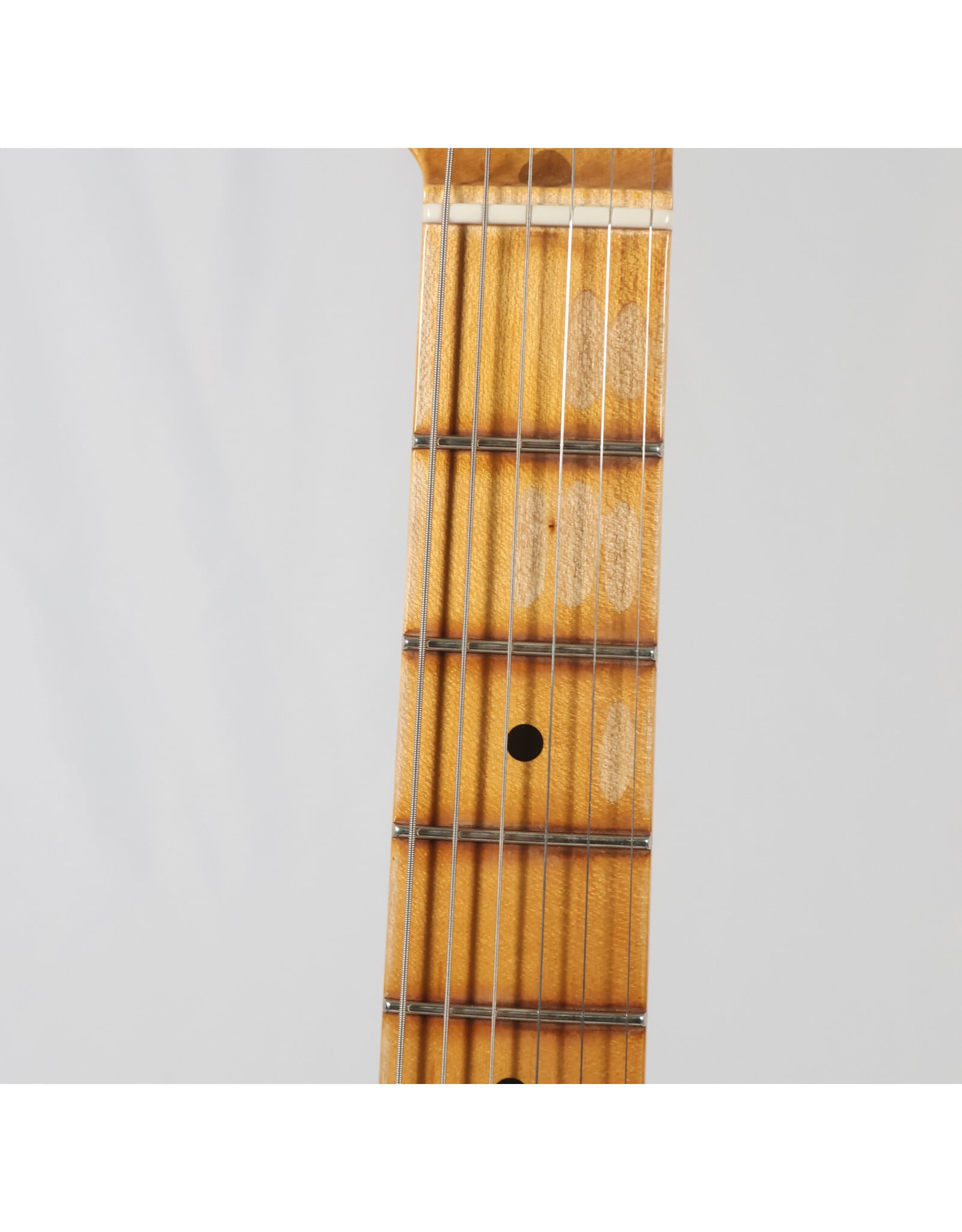 Fender Custom Shop Fender Custom Shop 1950s Tele Thinline, Journeyman Relic, 1-Piece Quartersawn Maple Neck, Black