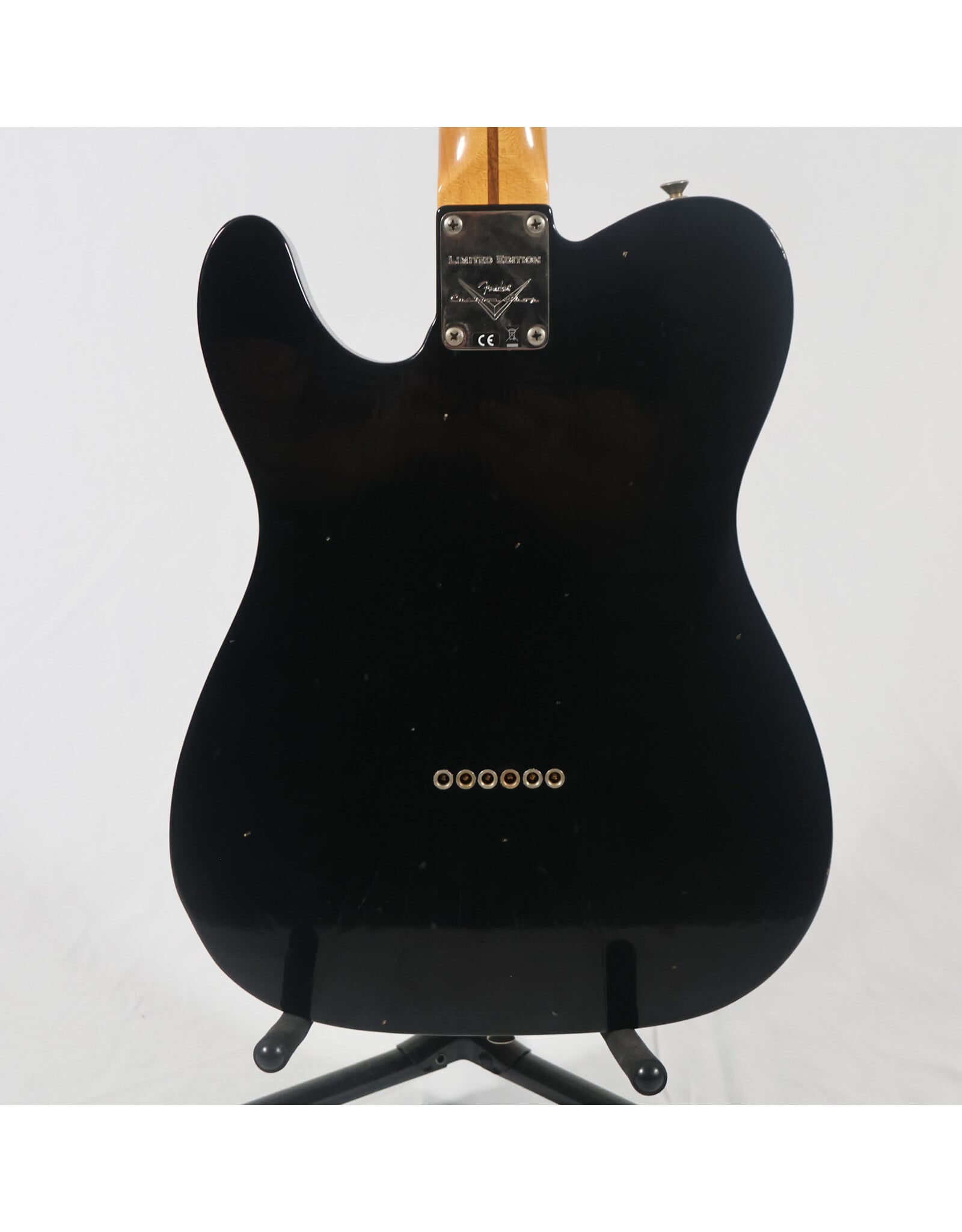 Fender Custom Shop Fender Custom Shop 1950s Tele Thinline, Journeyman Relic, 1-Piece Quartersawn Maple Neck, Black
