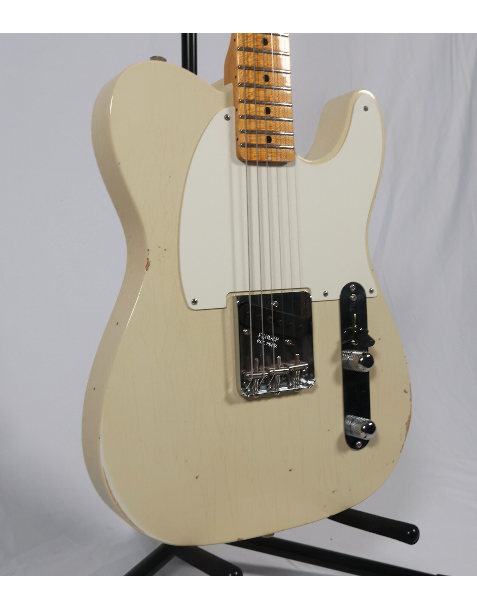 Fender Custom Shop Fender Custom Shop 1956 Esquire - Relic, Aged '55 Desert Tan, 1-Piece Quarter Sawn Maple Neck, Time Machine Series