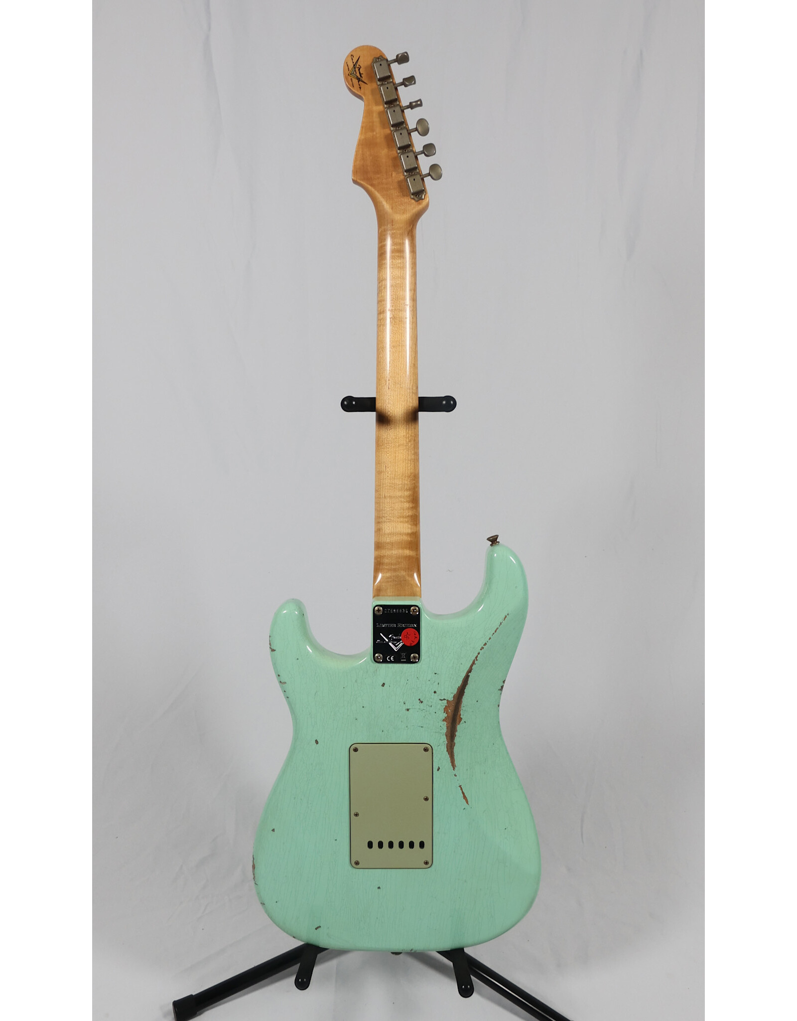 Fender Custom Shop Fender Custom Shop Limited '60 Stratocaster, Aged Surf Green w/Matching Headstock, Relic, Quarter Sawn Maple Ceck, Rosewood Fingerboard