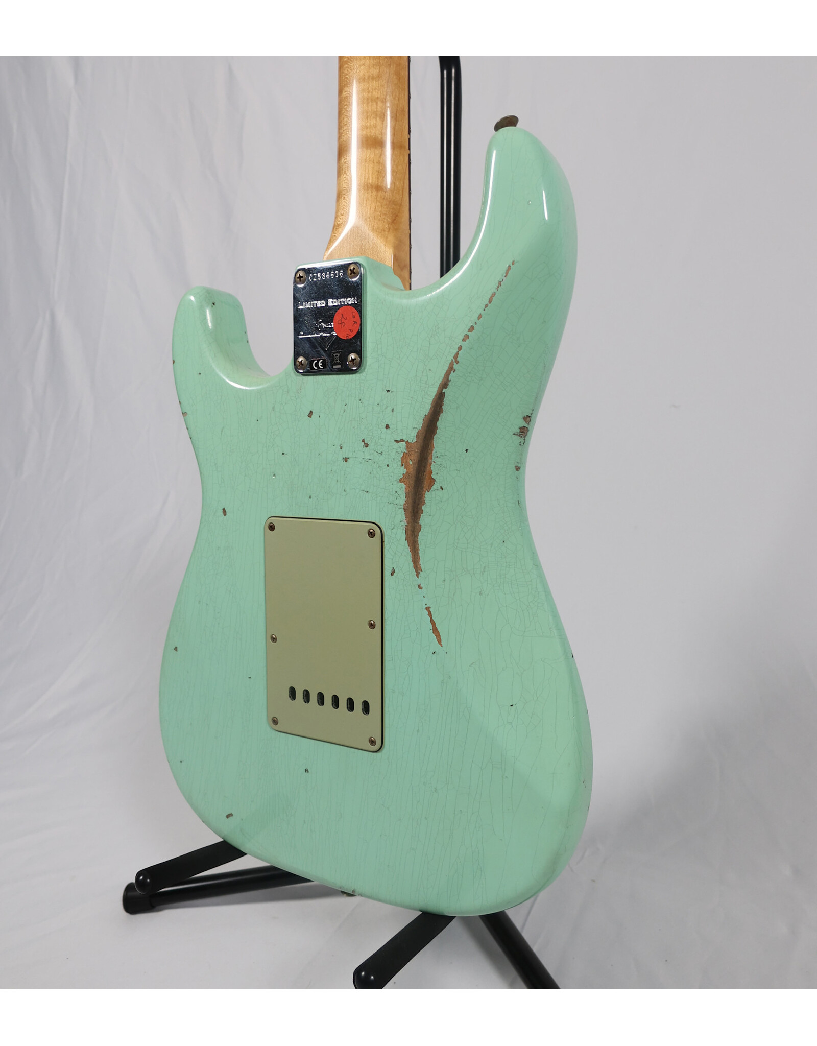 Fender Custom Shop Fender Custom Shop Limited '60 Stratocaster, Aged Surf Green w/Matching Headstock, Relic, Quarter Sawn Maple Ceck, Rosewood Fingerboard