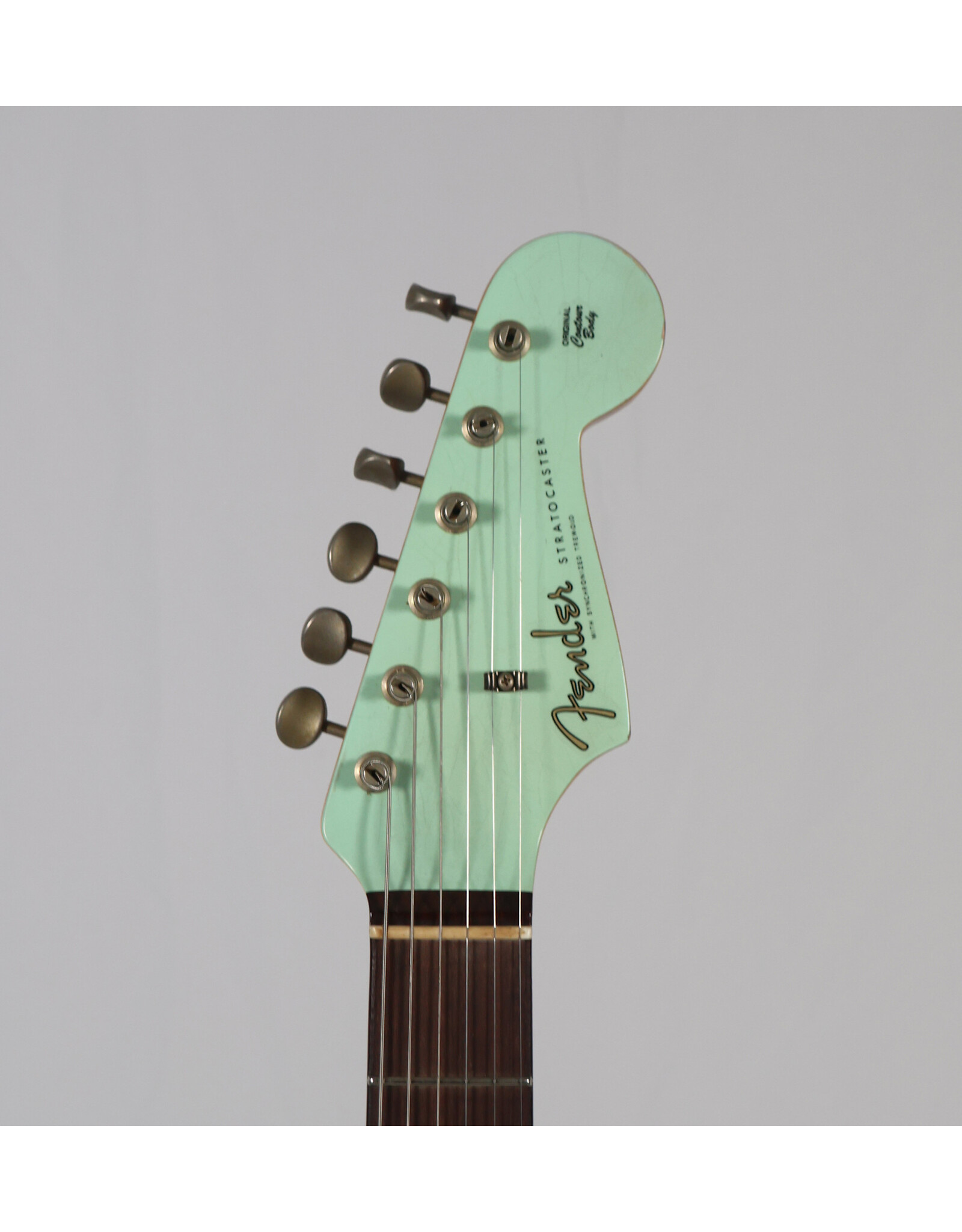Fender Custom Shop Fender Custom Shop Limited '60 Stratocaster, Aged Surf Green w/Matching Headstock, Relic, Quarter Sawn Maple Ceck, Rosewood Fingerboard