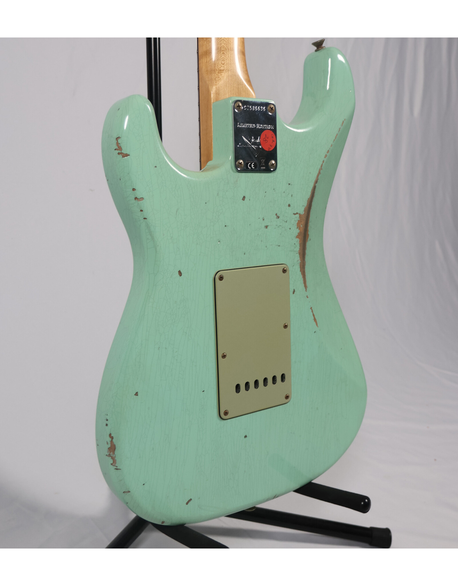 Fender Custom Shop Fender Custom Shop Limited '60 Stratocaster, Aged Surf Green w/Matching Headstock, Relic, Quarter Sawn Maple Ceck, Rosewood Fingerboard