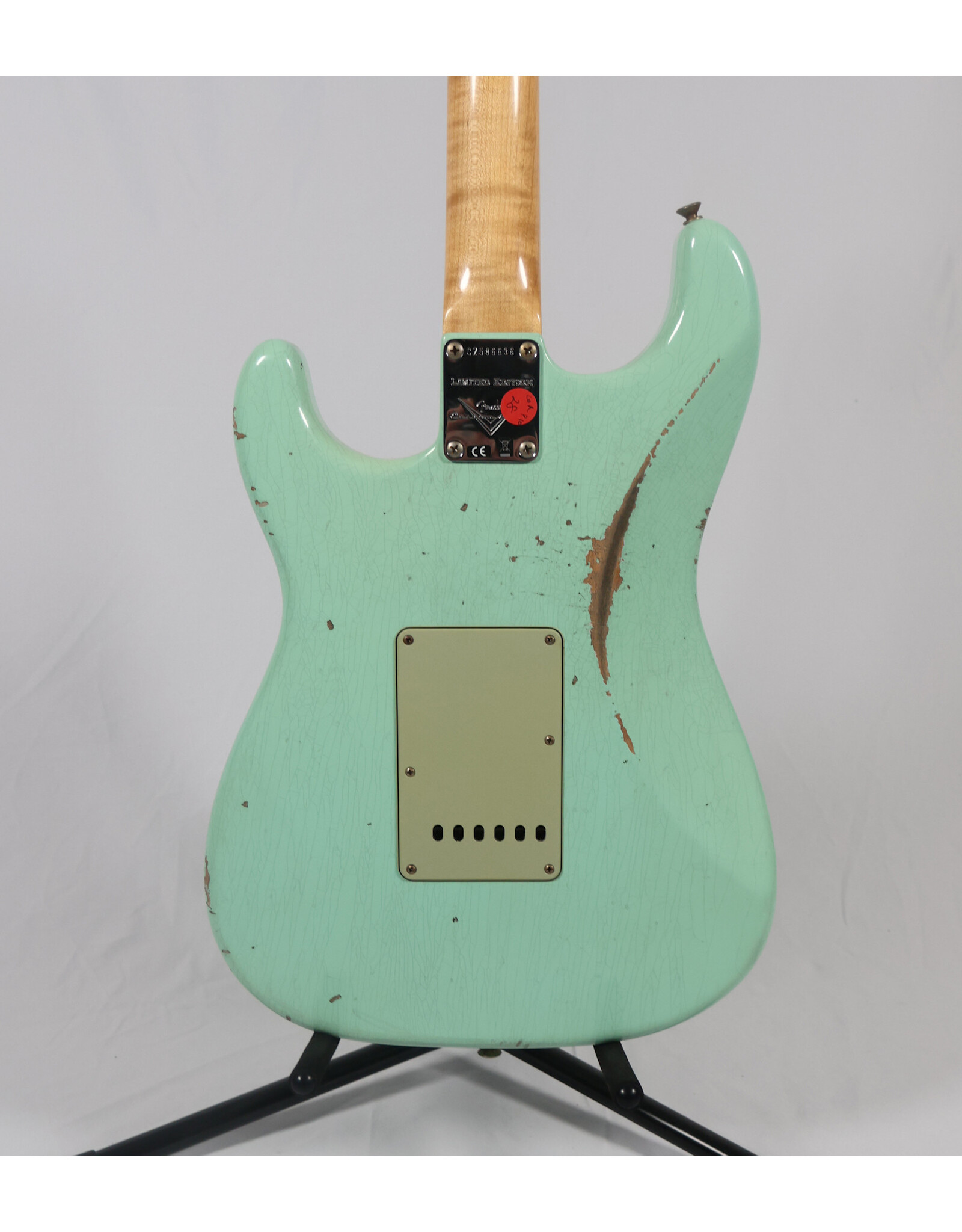 Fender Custom Shop Fender Custom Shop Limited '60 Stratocaster, Aged Surf Green w/Matching Headstock, Relic, Quarter Sawn Maple Ceck, Rosewood Fingerboard