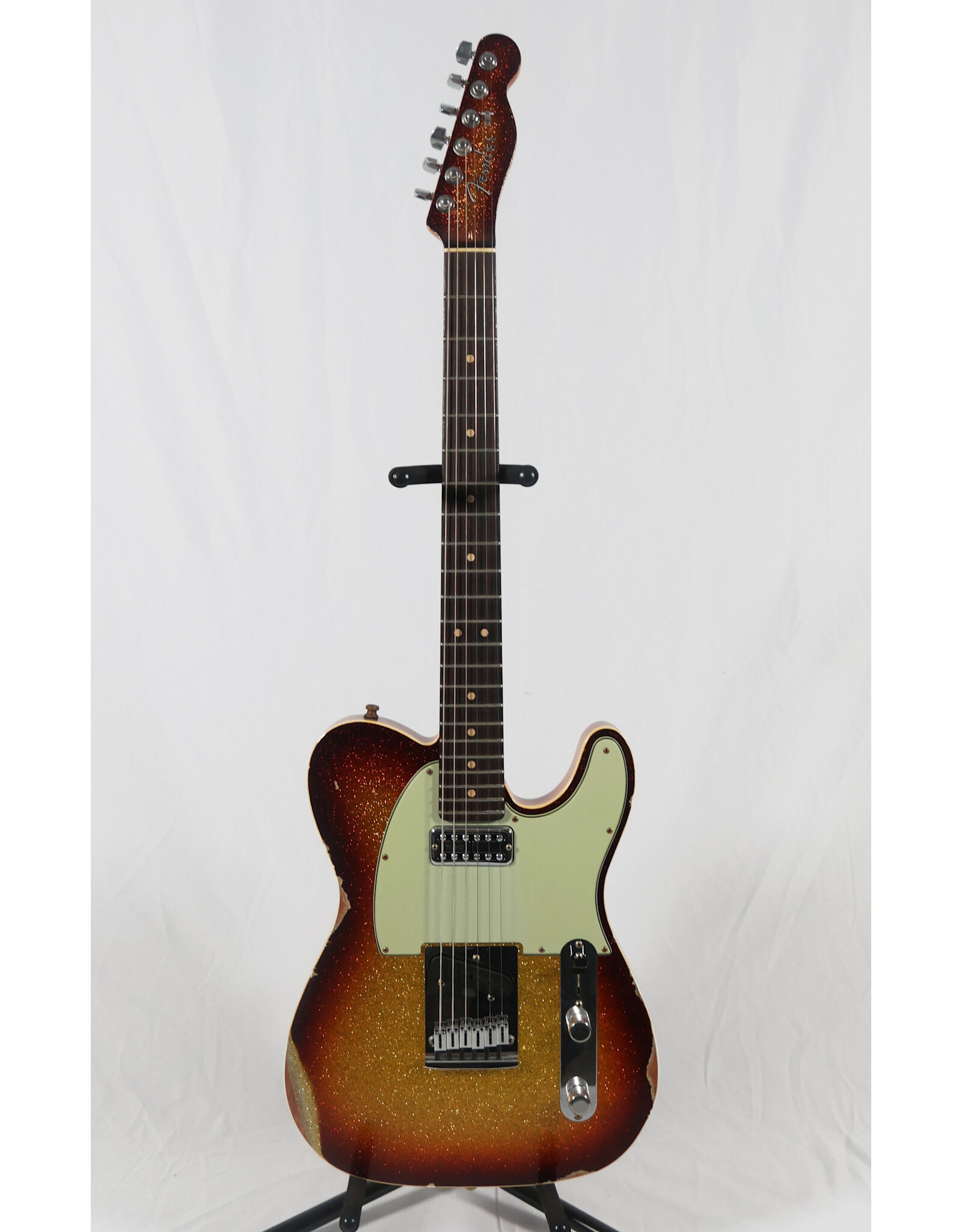 Fender Custom Shop Fender Custom Shop '65 Custom Deluxe Tele Dual Stack HS, Relic, 3-Tone Sunburst Sparkle 2025
