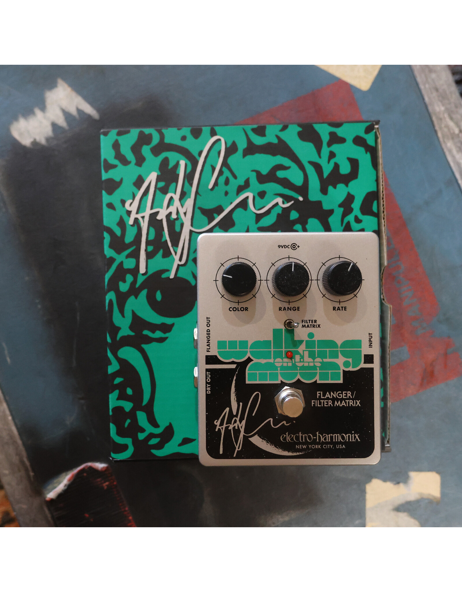 Electro-Harmonix EHX Andy Summers Walking on the Moon Flanger/Filter Matrix w/ Box, Used