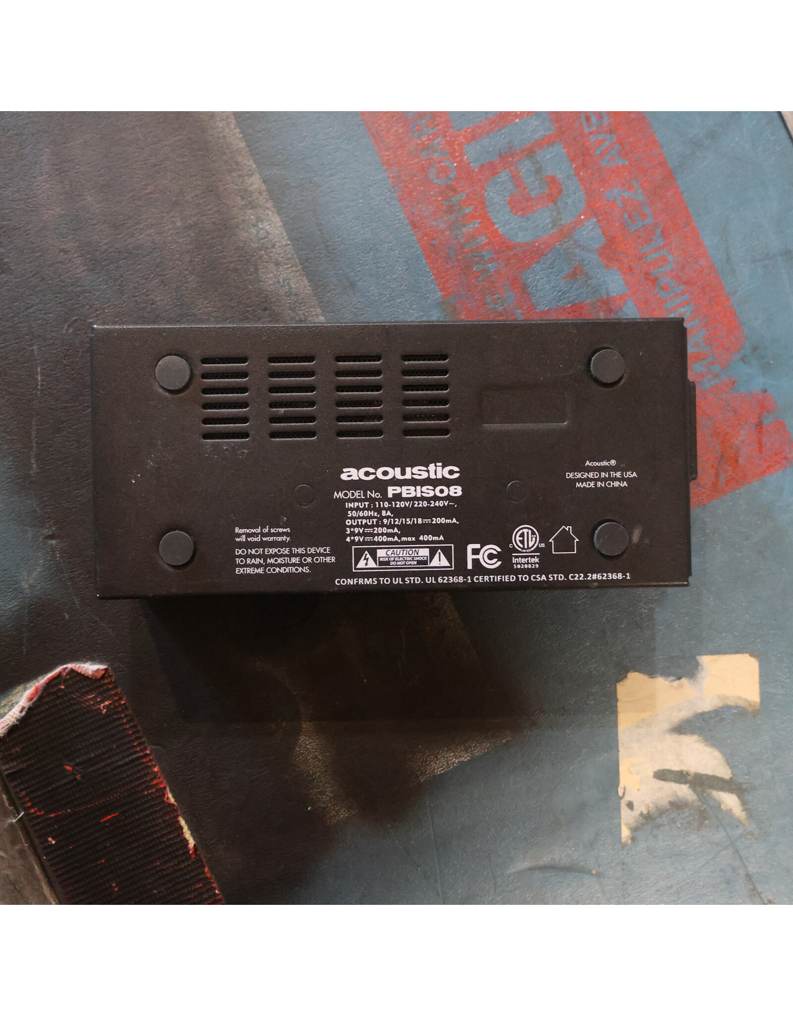 Acoustic PBISO8 Power Supply, Used