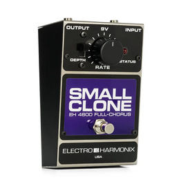 Electro-Harmonix EHX Small Clone Analog Chorus - Battery included, 9DC-100 PSU optional