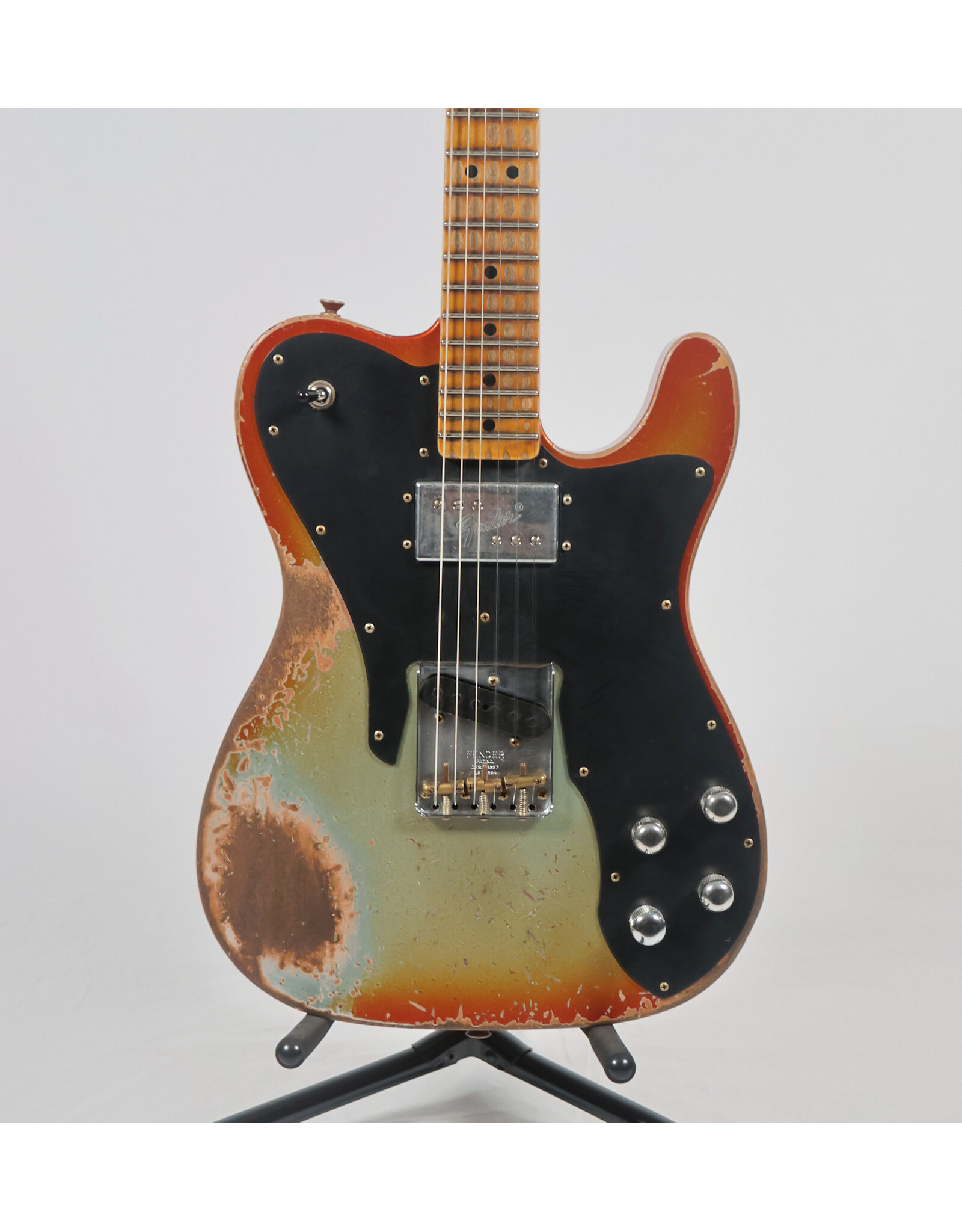 Fender Custom Shop Fender Custom Shop Limited Edition Telecaster Custom, Super Heavy Relic, 1-Piece Quartersawn Maple Neck, Twilight Sky