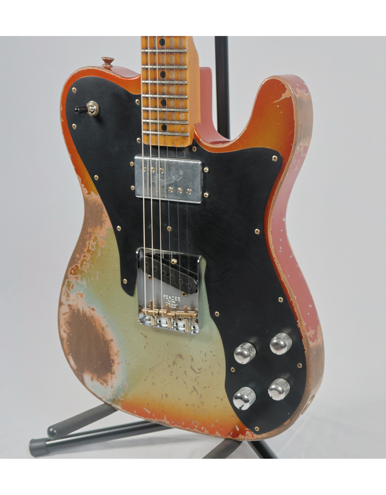 Fender Custom Shop Fender Custom Shop Limited Edition Telecaster Custom, Super Heavy Relic, 1-Piece Quartersawn Maple Neck, Twilight Sky