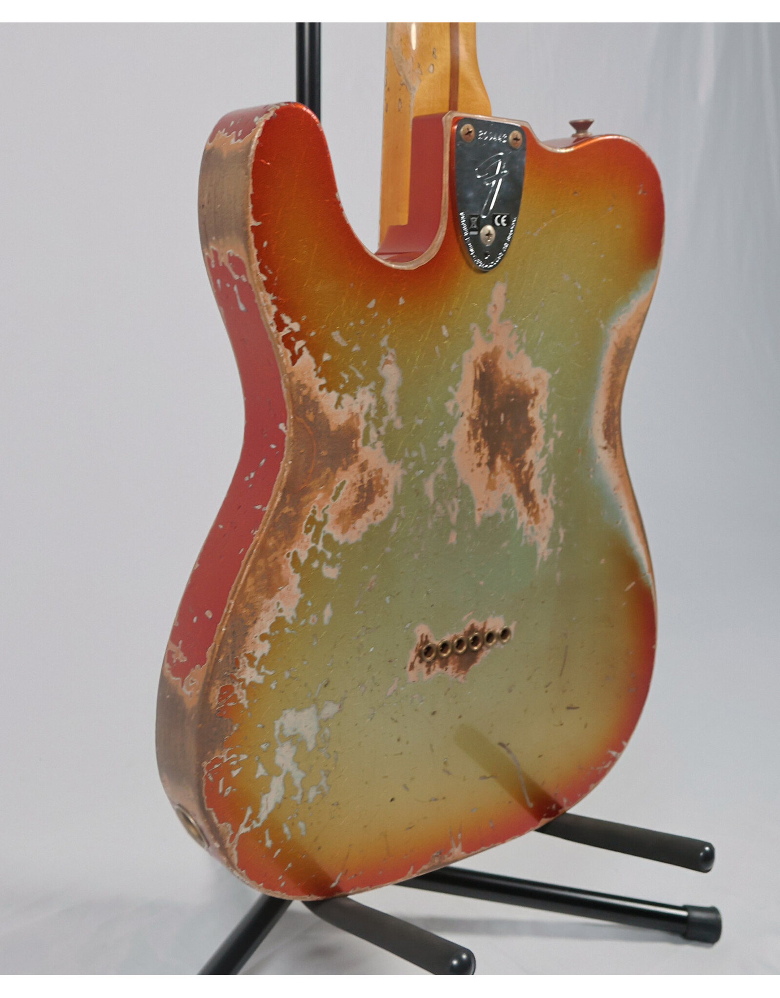 Fender Custom Shop Fender Custom Shop Limited Edition Telecaster Custom, Super Heavy Relic, 1-Piece Quartersawn Maple Neck, Twilight Sky