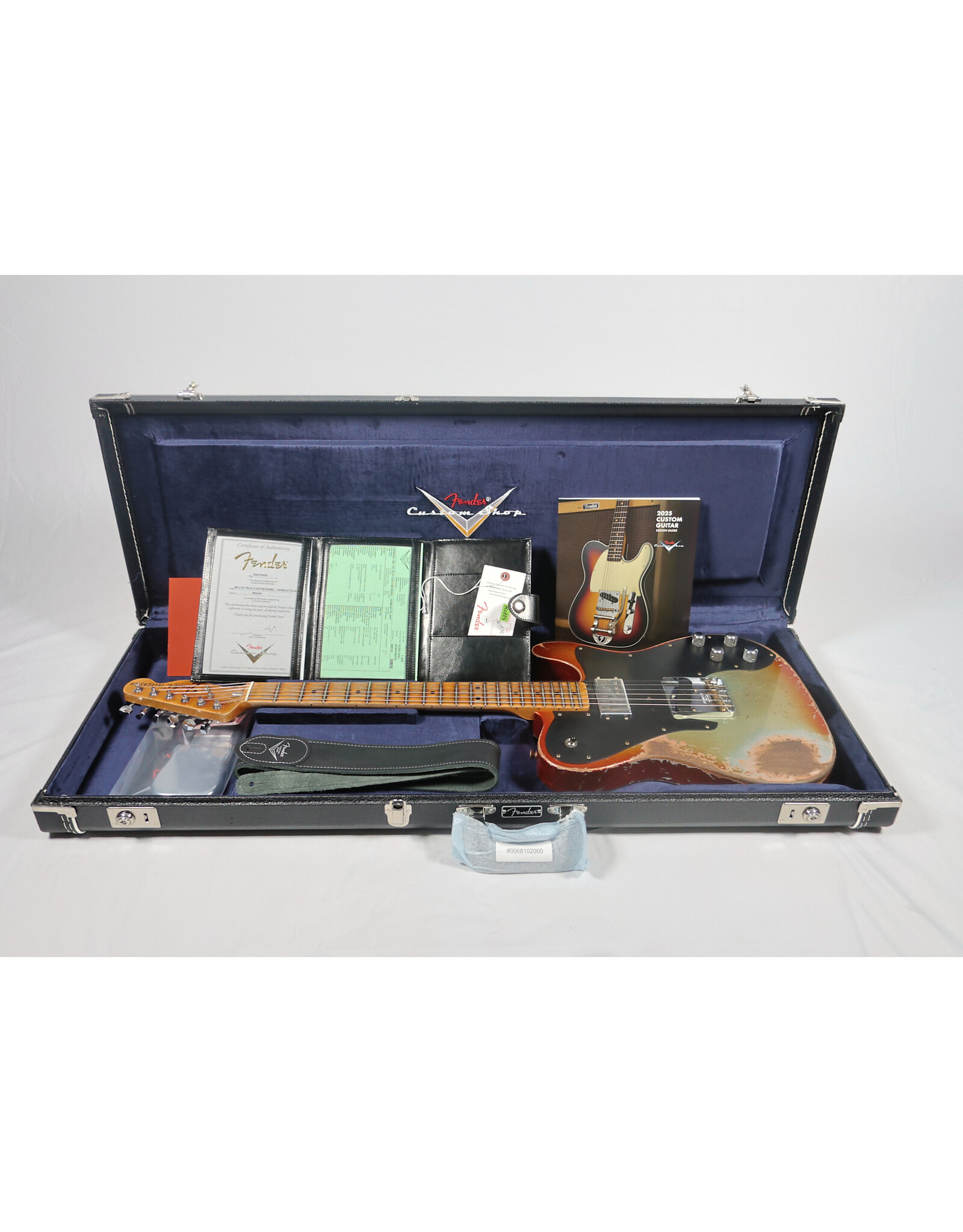 Fender Custom Shop Fender Custom Shop Limited Edition Telecaster Custom, Super Heavy Relic, 1-Piece Quartersawn Maple Neck, Twilight Sky