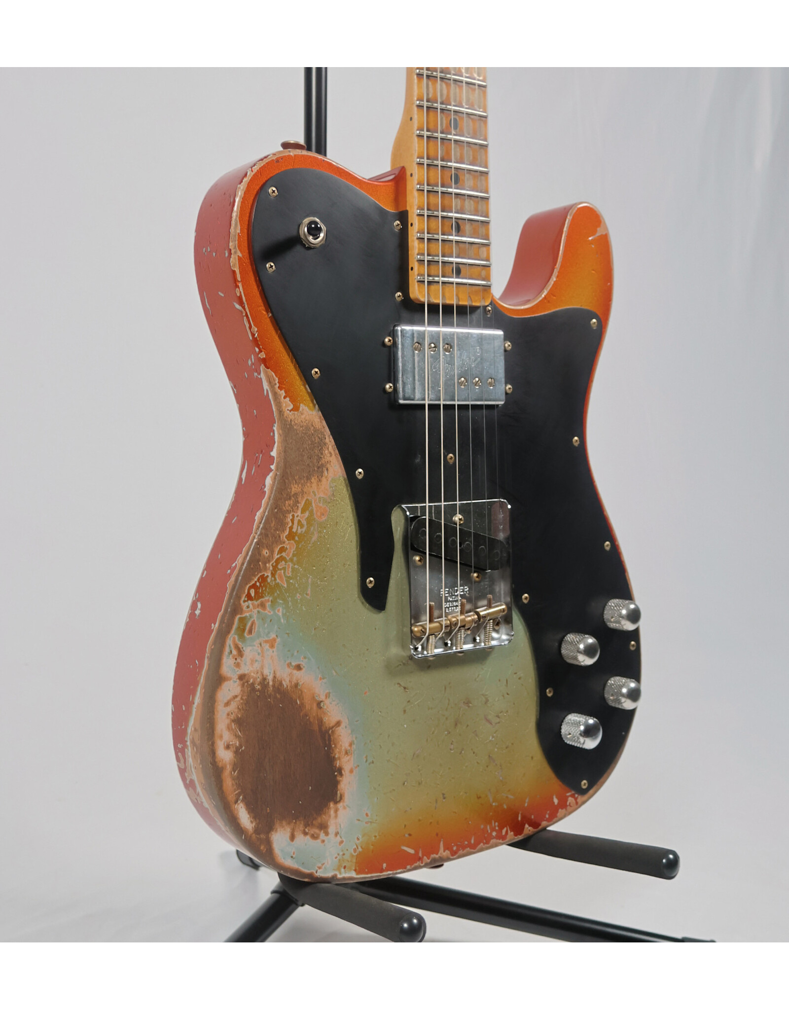 Fender Custom Shop Fender Custom Shop Limited Edition Telecaster Custom, Super Heavy Relic, 1-Piece Quartersawn Maple Neck, Twilight Sky