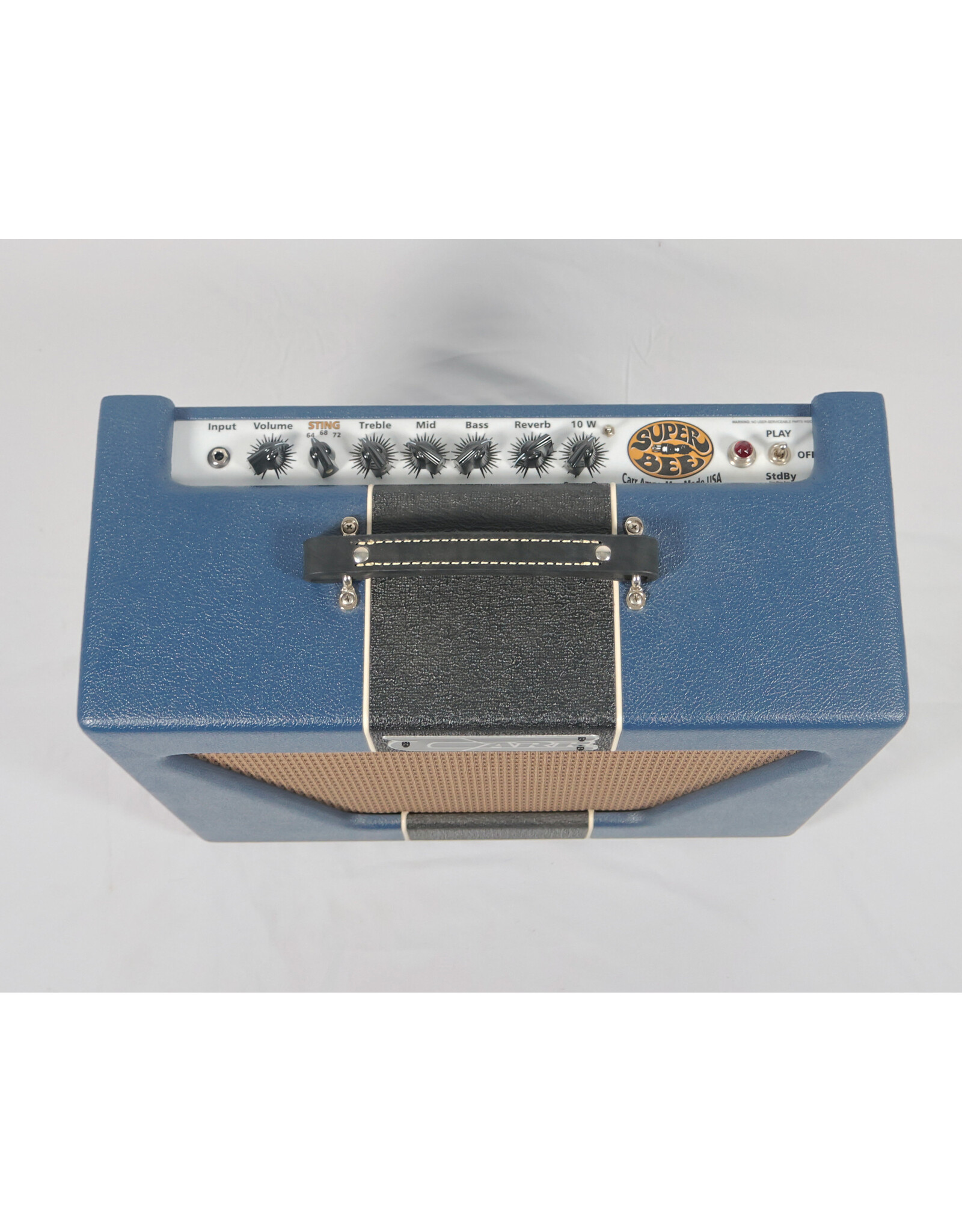 Carr Amps Carr Amps Super Bee 10w 1x12 Combo, Blue/Black Tolex