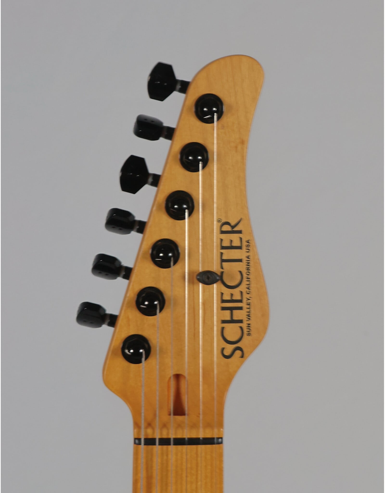 Schecter USA Custom Shop PT Electric Guitar, Black w/ Fralin Unbuckers and OHSC, Used