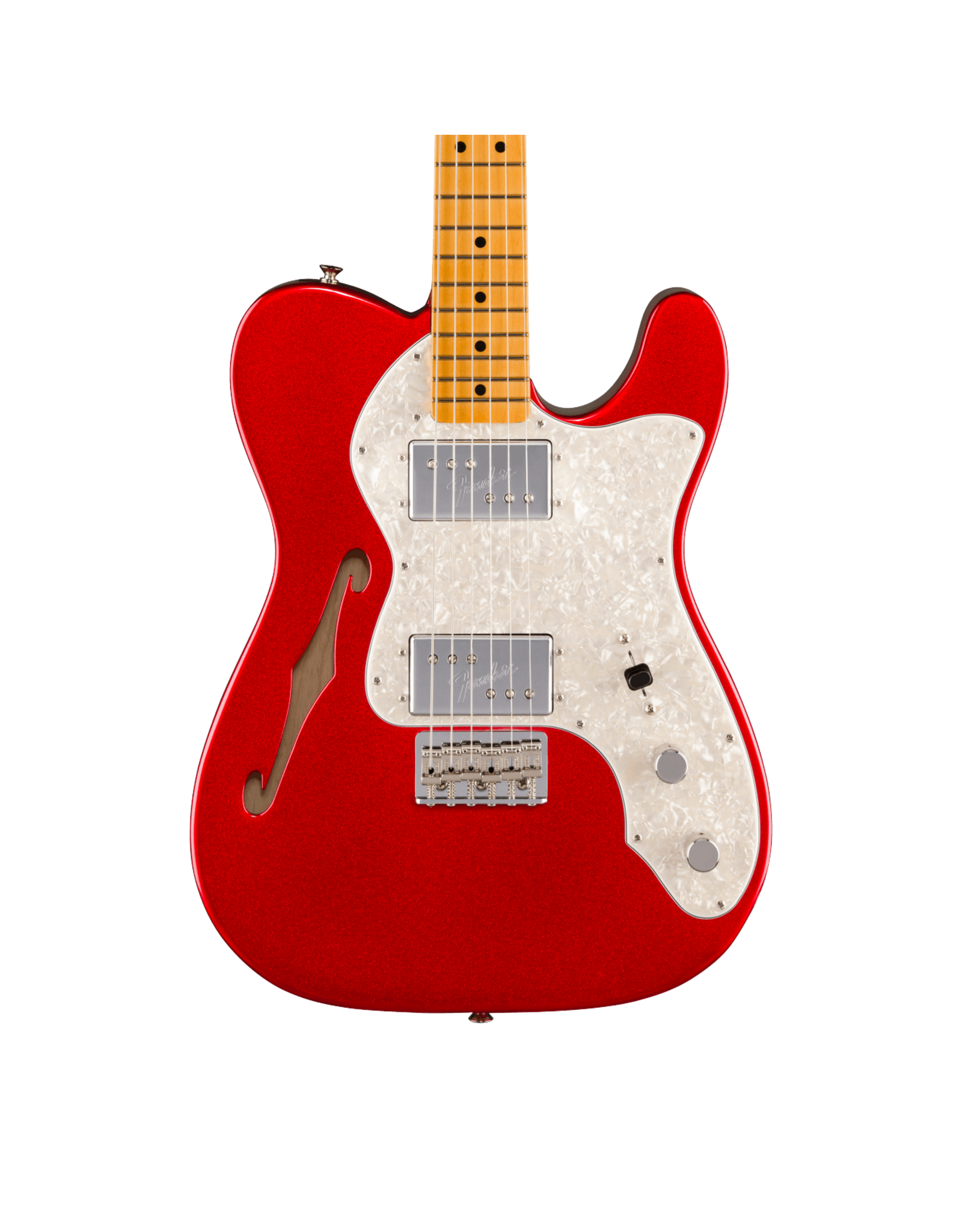 Fender Fender American Vintage II 1972 Telecaster Thinline, Maple Fingerboard, Candy Apple Red w/ Vintage Style HSC