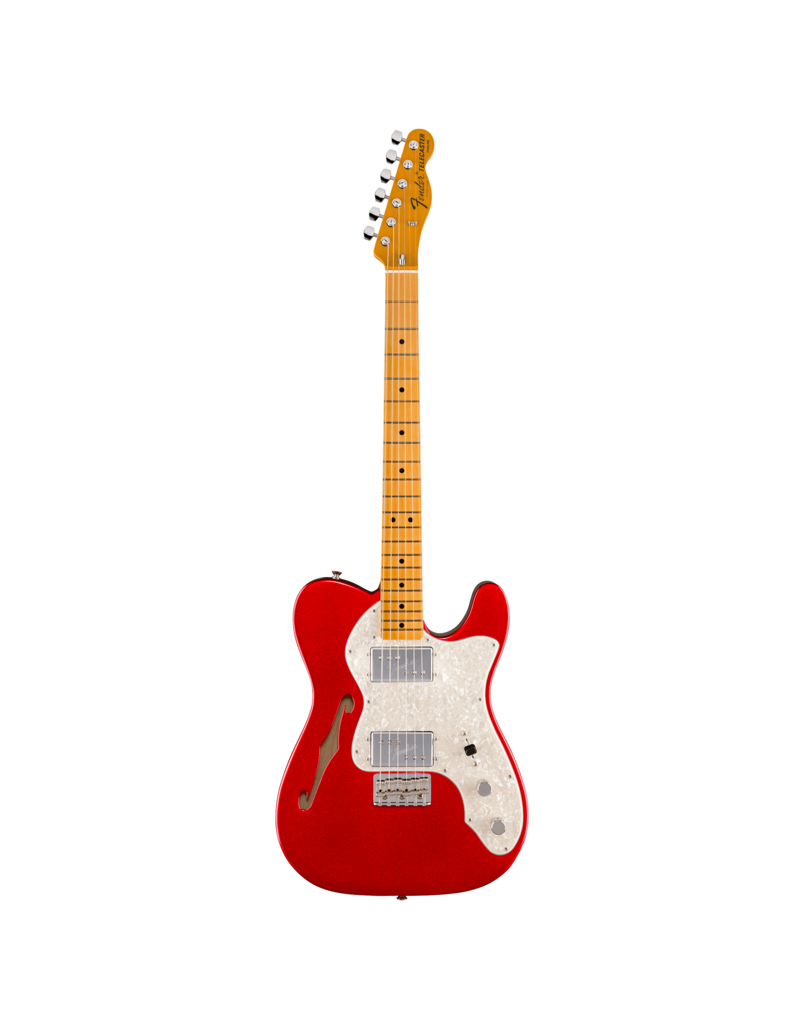 Fender Fender American Vintage II 1972 Telecaster Thinline, Maple Fingerboard, Candy Apple Red w/ Vintage Style HSC