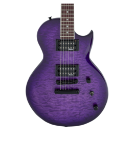 Jackson Jackson JS Series Monarkh SC JS22Q, Amaranth Fingerboard, Transparent Purple Burst