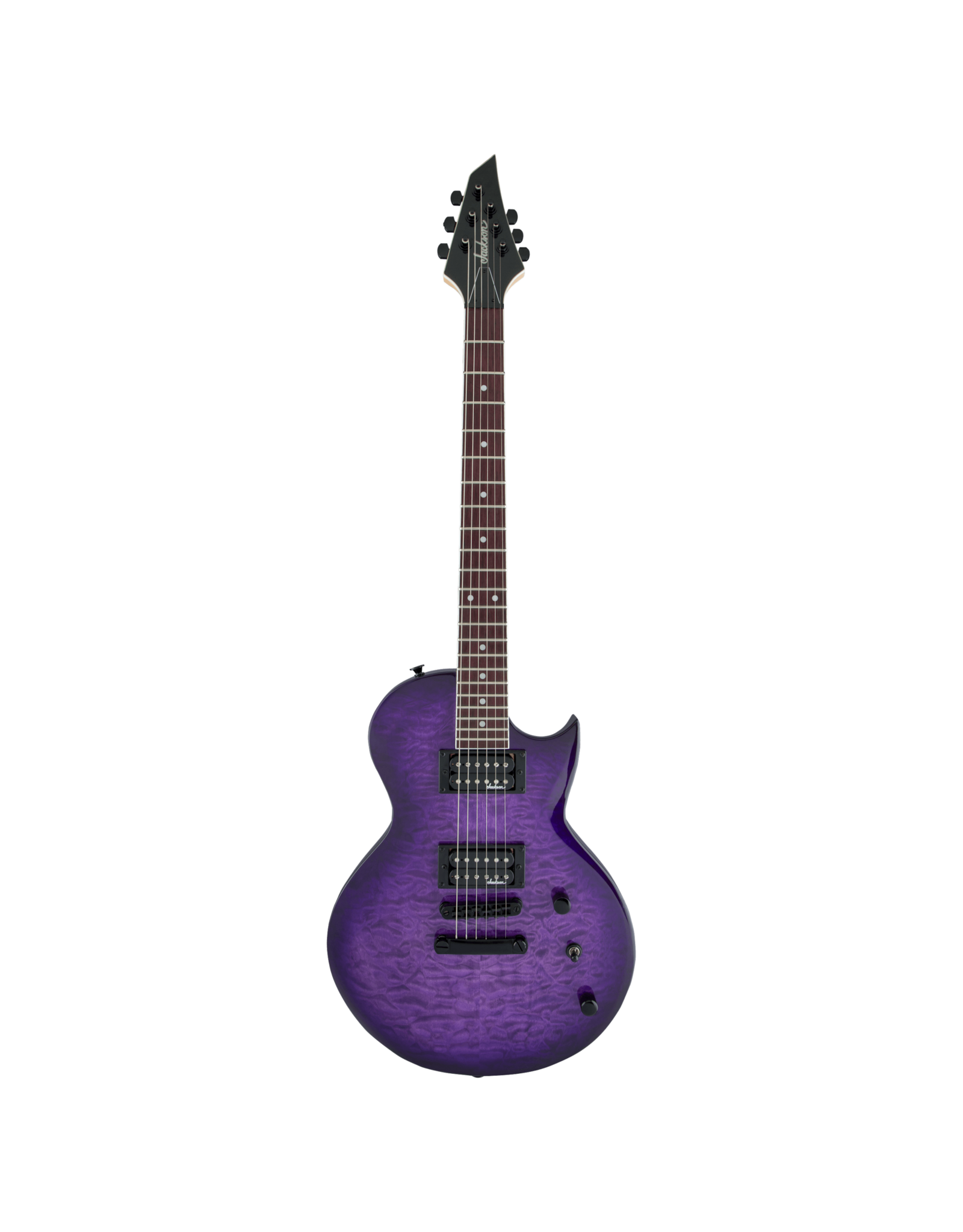 Jackson Jackson JS Series Monarkh SC JS22Q, Amaranth Fingerboard, Transparent Purple Burst