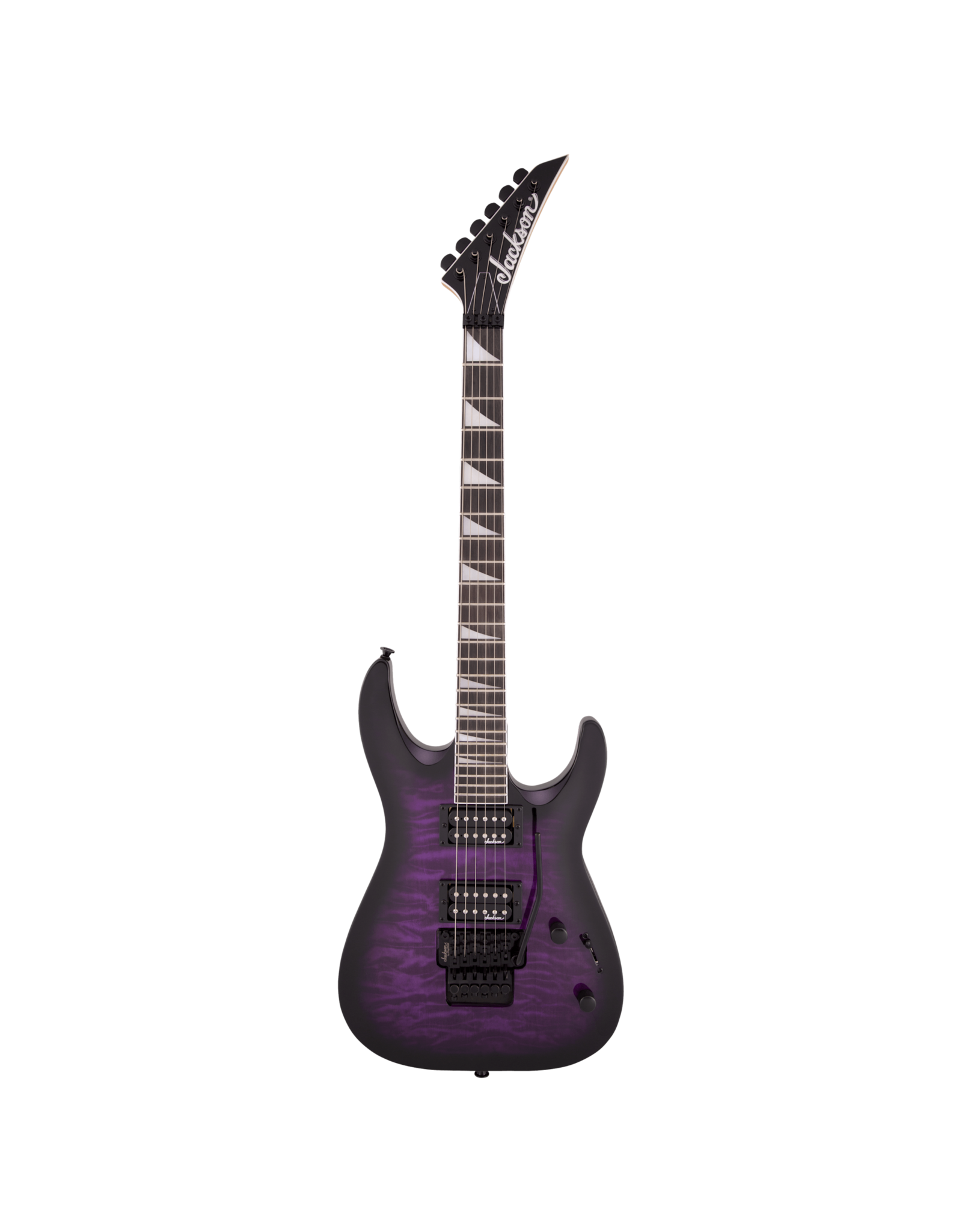 Jackson Jackson JS Series Dinky Arch Top JS32Q DKA, Transparent Purple Burst