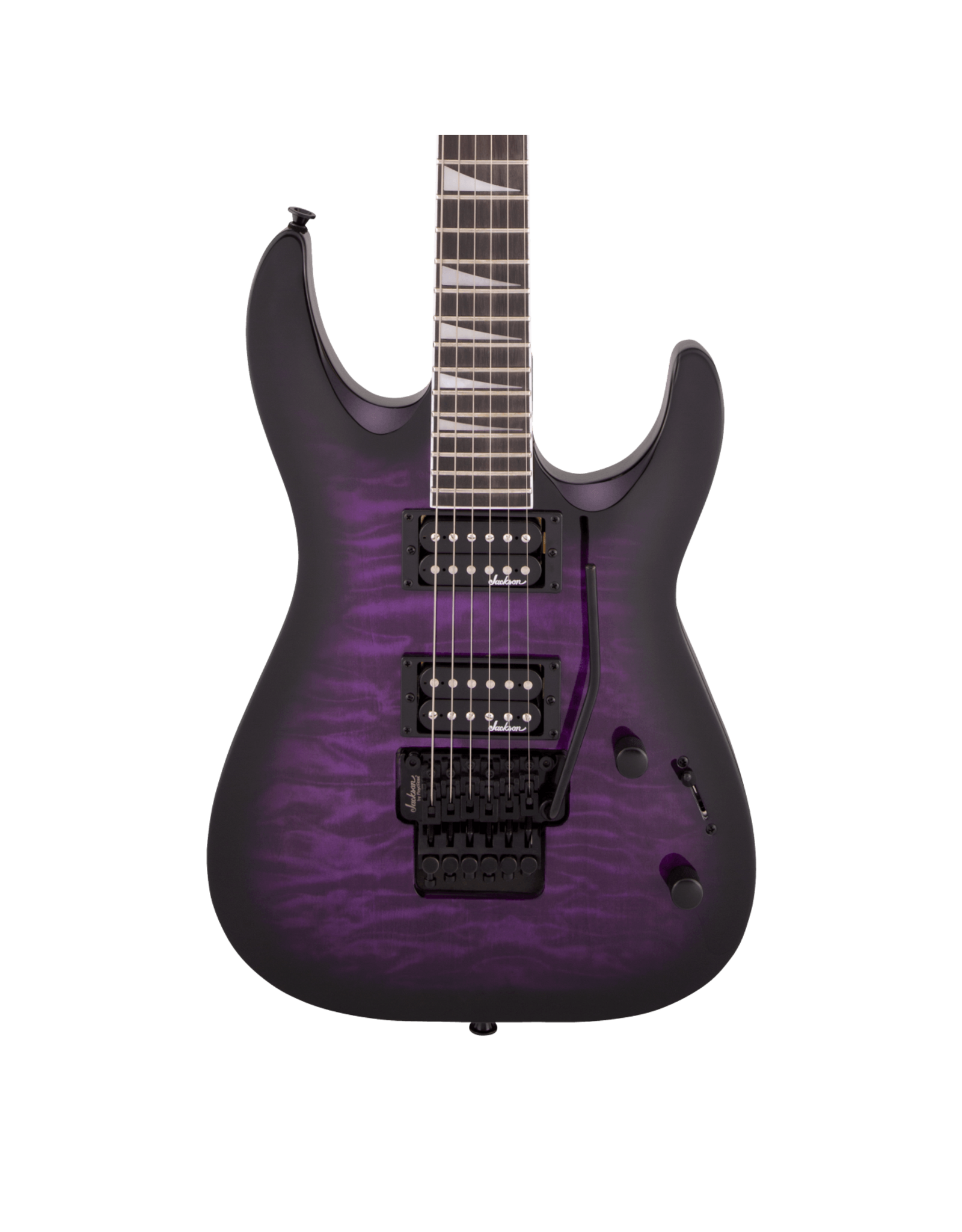 Jackson Jackson JS Series Dinky Arch Top JS32Q DKA, Transparent Purple Burst