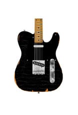 Fender Fender Dealer Exclusive Vintera Road Worn '60s Double Esquire, Black w/ Deluxe Hard Shell Case
