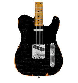 Fender Fender Dealer Exclusive Vintera Road Worn '60s Double Esquire, Black w/ Deluxe Hard Shell Case