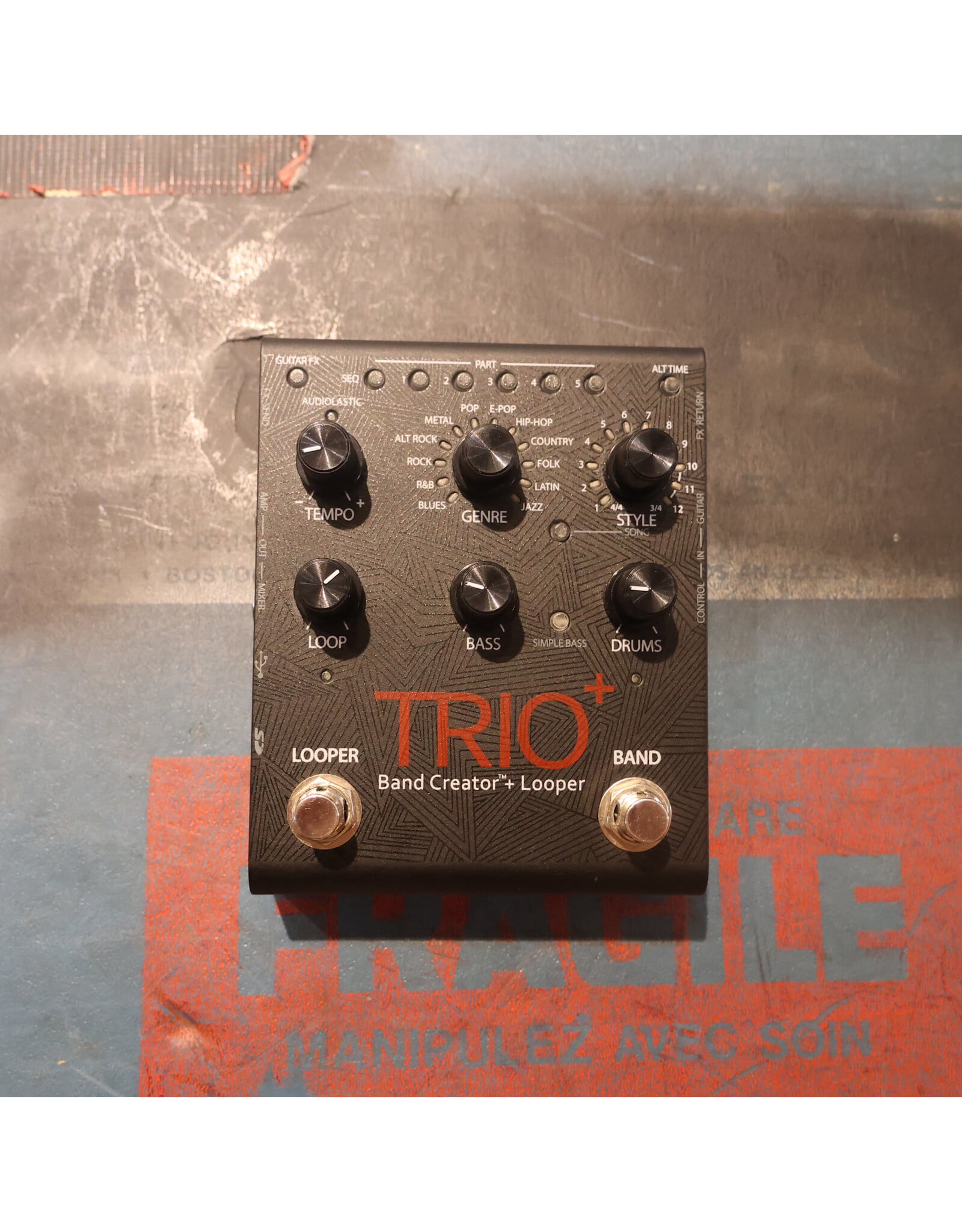 Digitech Digitech Trio + Band Creator and Looper w/ Box and Power Supply, Used
