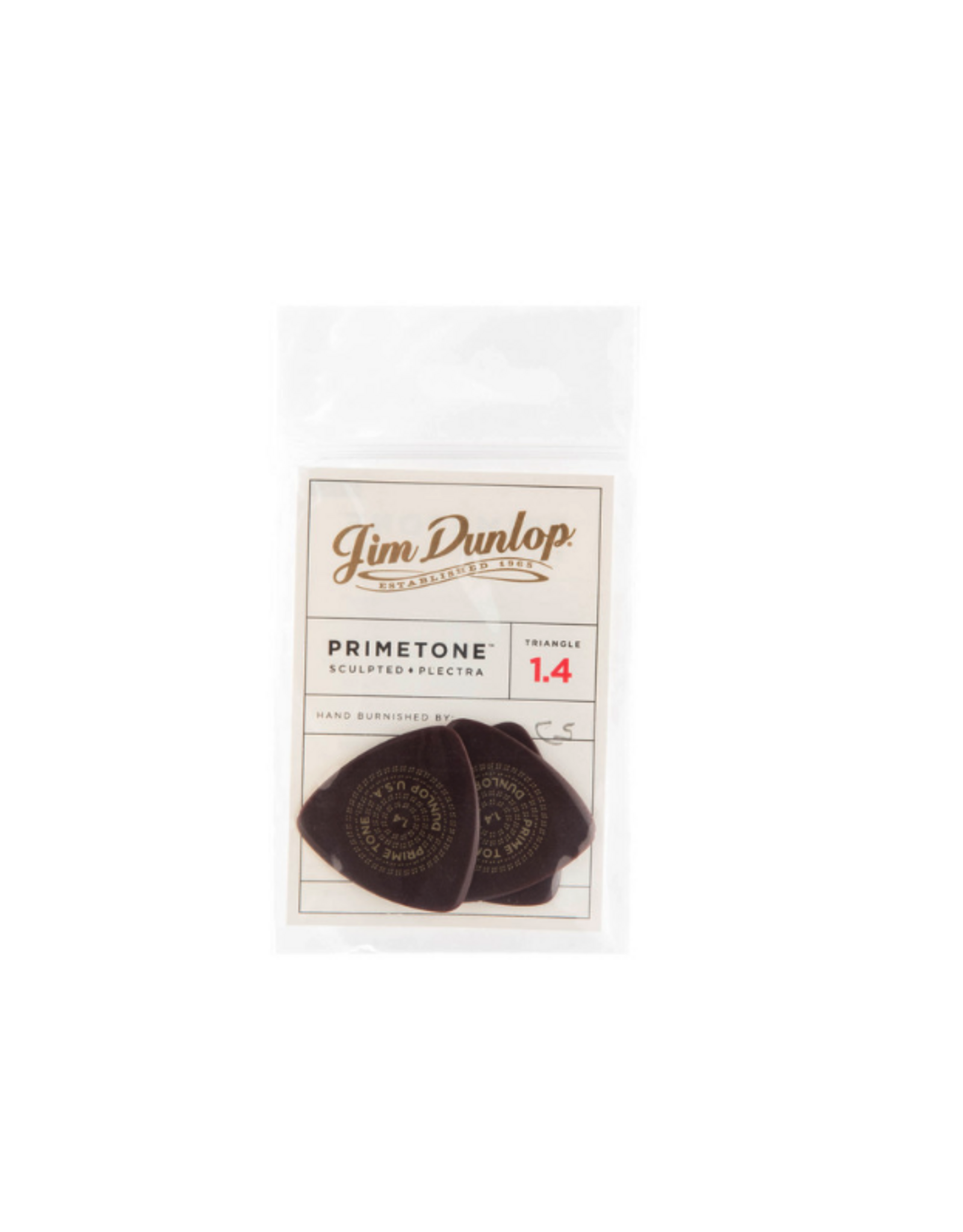 Dunlop Dunlop 1.4 Primetone Triangle Sculpted Plectra Player Pack (3 Picks)