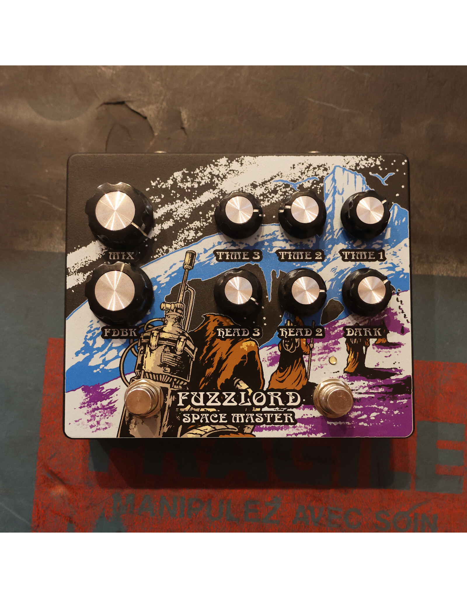 Fuzzlord Space Master Echo Pedal, Used